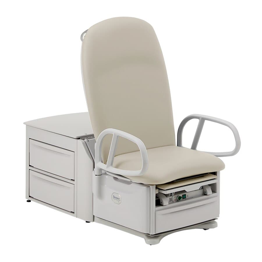 Brewer Access High-Low PLUS Exam Table, Power Back, Clamshell, 450 lb Capacity - ACCESS HIGH-LOW PLUS, Pwr Back - Image 1