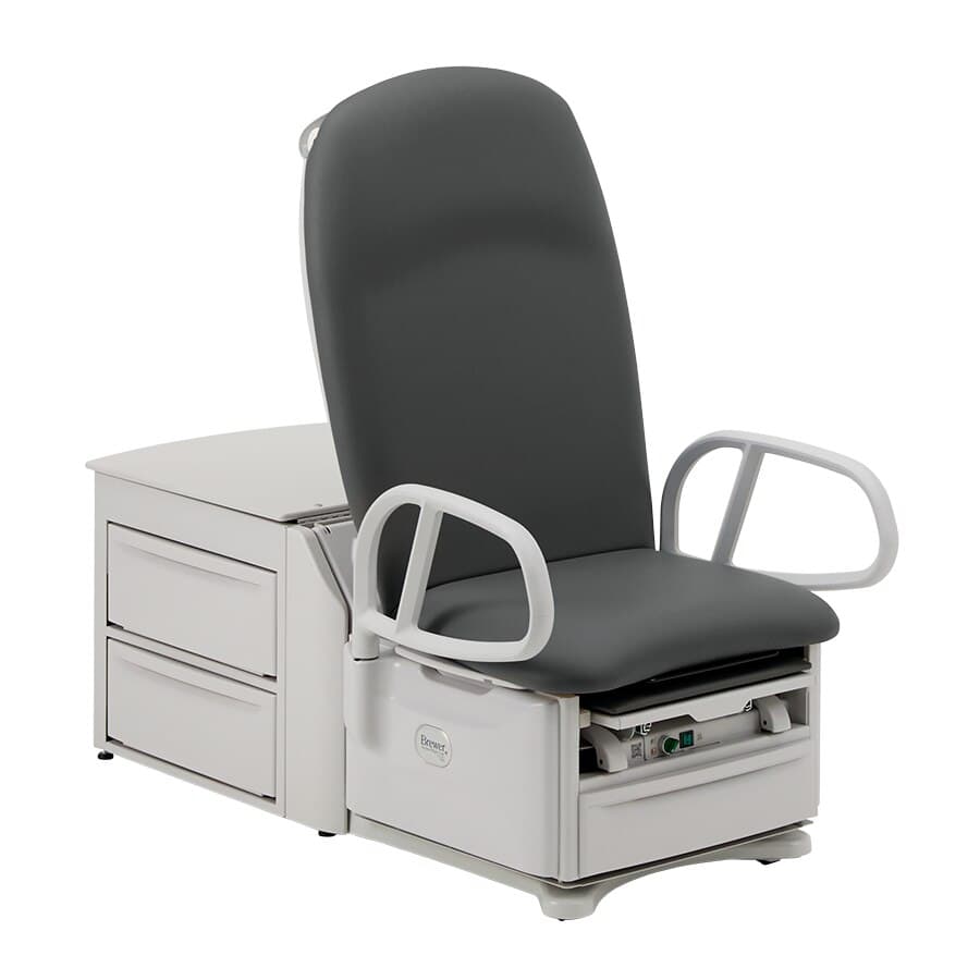 Brewer Access High-Low PLUS Powered Exam Table, Chateau Grey, 450 lb Capacity - ACCESS HIGH-LOW PLUS,6500 Pwr - Image 1