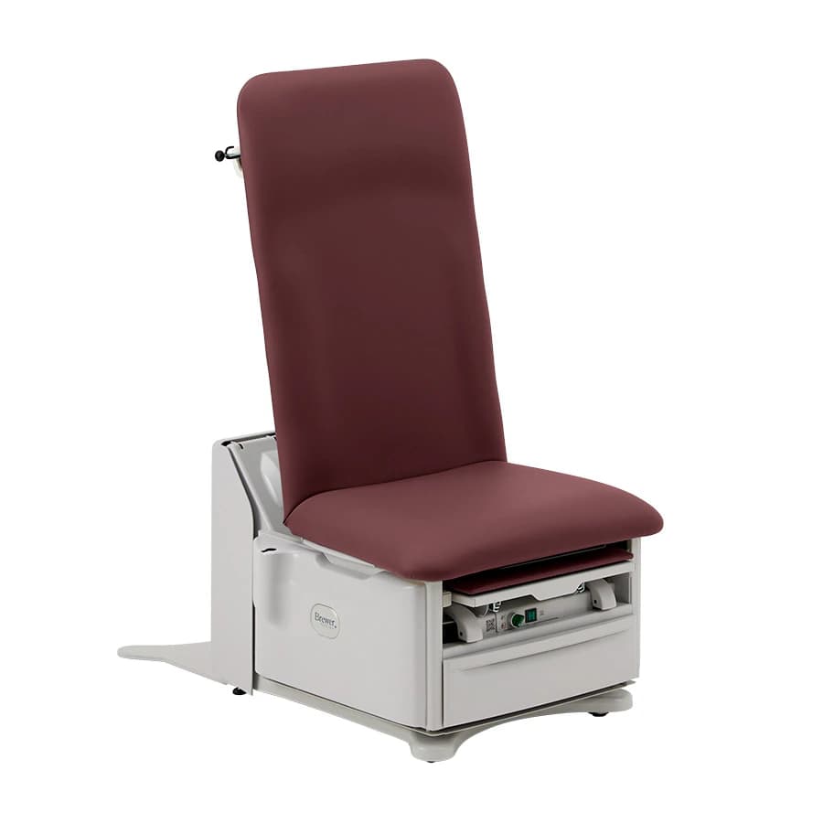 Brewer FLEX 5701 H-L PLUS Manual High-Low Exam Table, Cabernet, 700 lb Capacity - FLEX 5701 H-L PLUS, Manual - Image 1