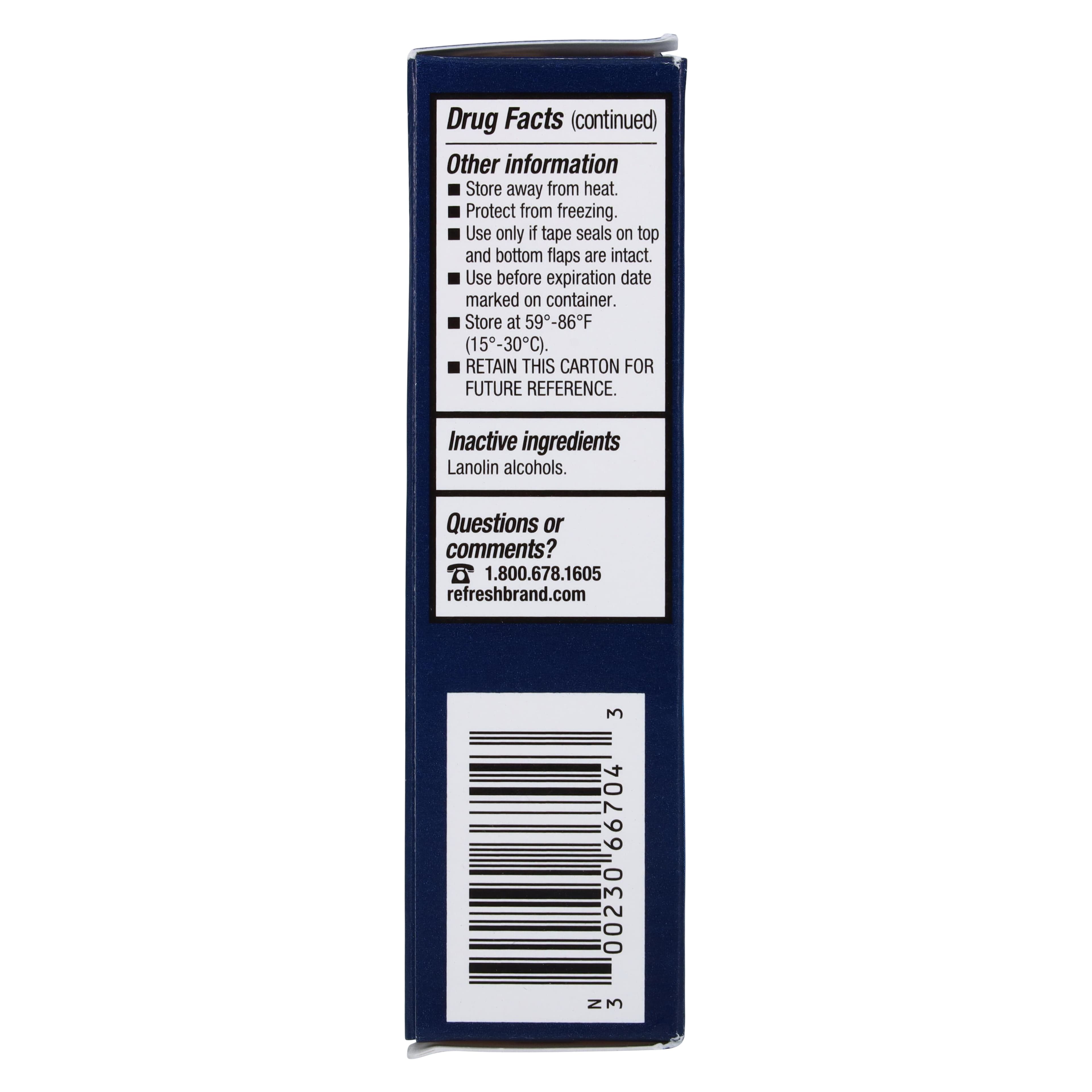 Refresh PM Lubricant Eye Ointment, 3.5g Tube thumbnail 3