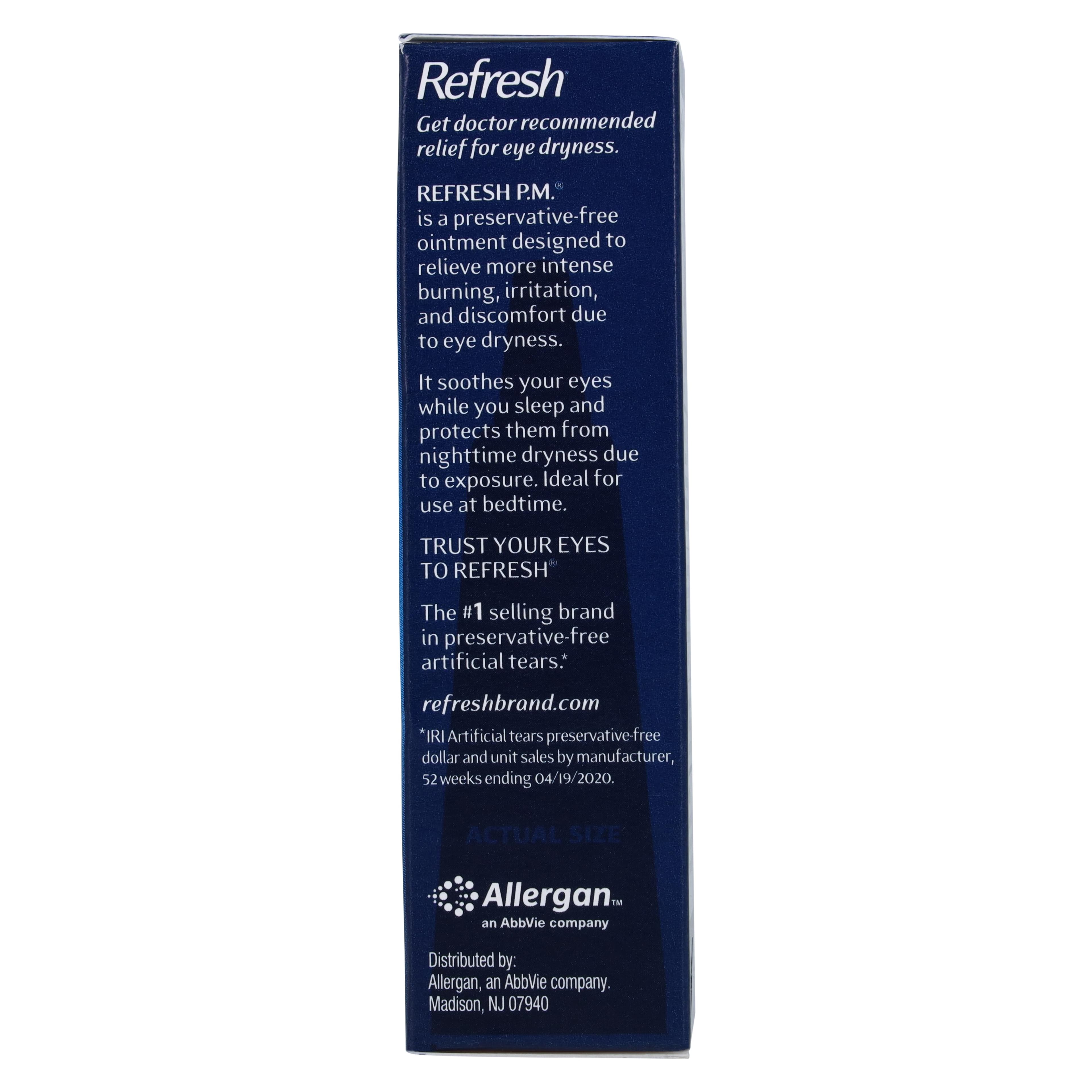 Refresh PM Lubricant Eye Ointment, 3.5g Tube thumbnail 4
