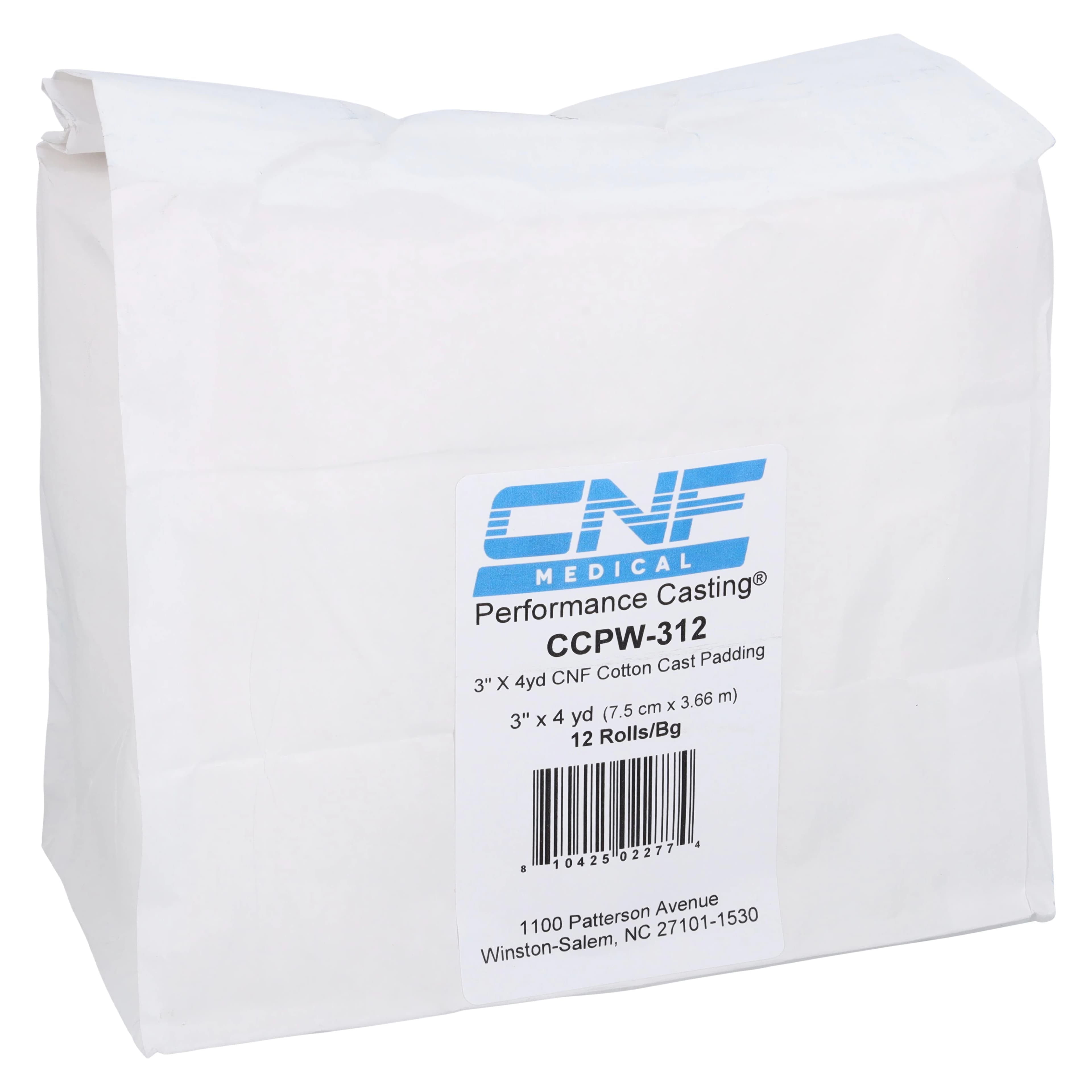 Carolina Narrow Fabric Performance Padding Cast Padding, White, 3" x 4 yd - Cast Padding Cotton - Image 1