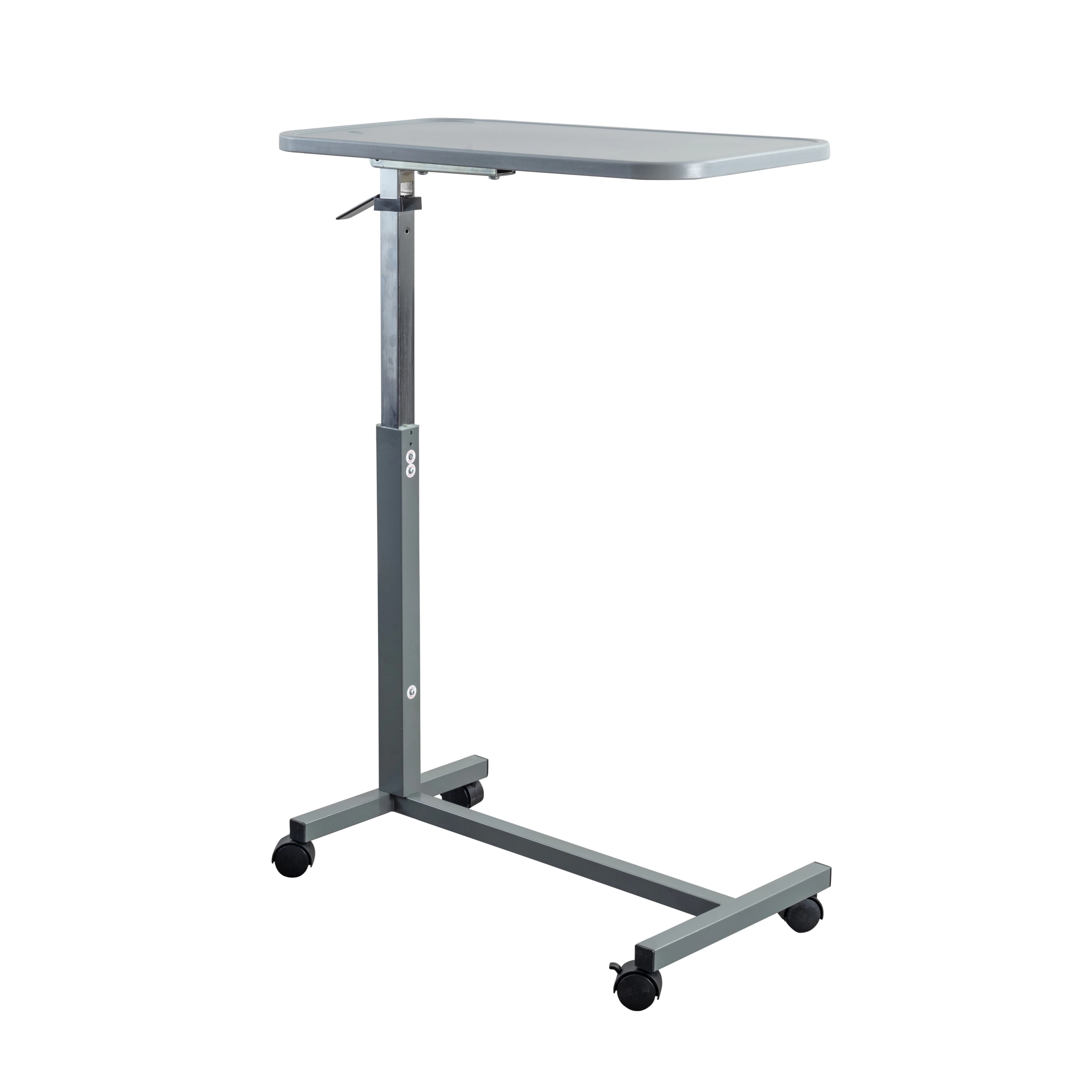 MedaCure Composite Top Overbed Table, 28" x 15" Top, 30"-42" Adjustable Height - Composite Top Overbed Table - Image 1