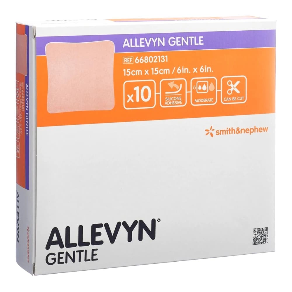 Allevyn Foam Dressing, 6x6" Sterile, Smith & Nephew - Dressing Wound Allevyn - Image 1