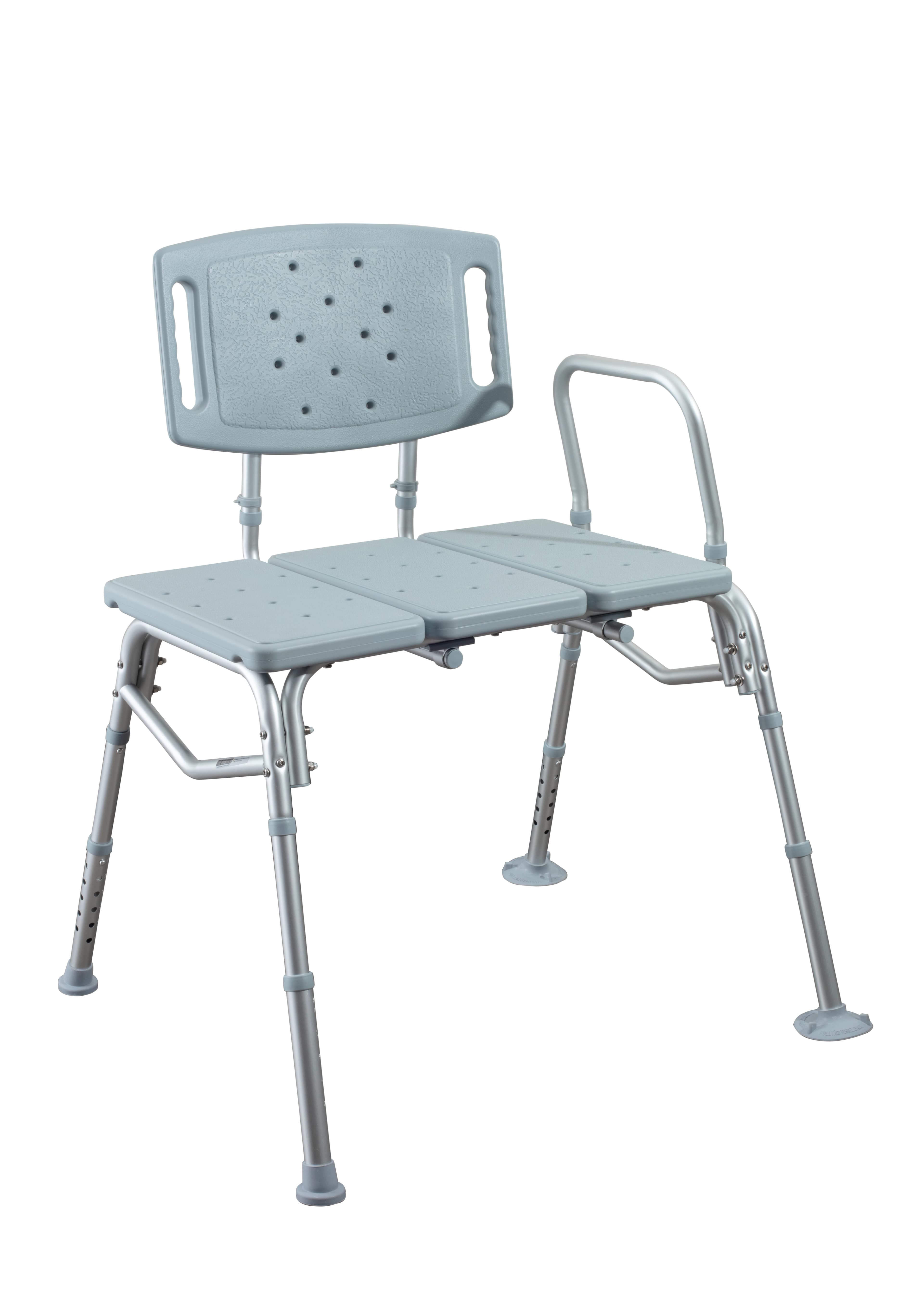 MedaCure Bariatric Transfer Bench, 500 lb Capacity, Aluminum Frame - Bariatric Transfer Bench - Image 1