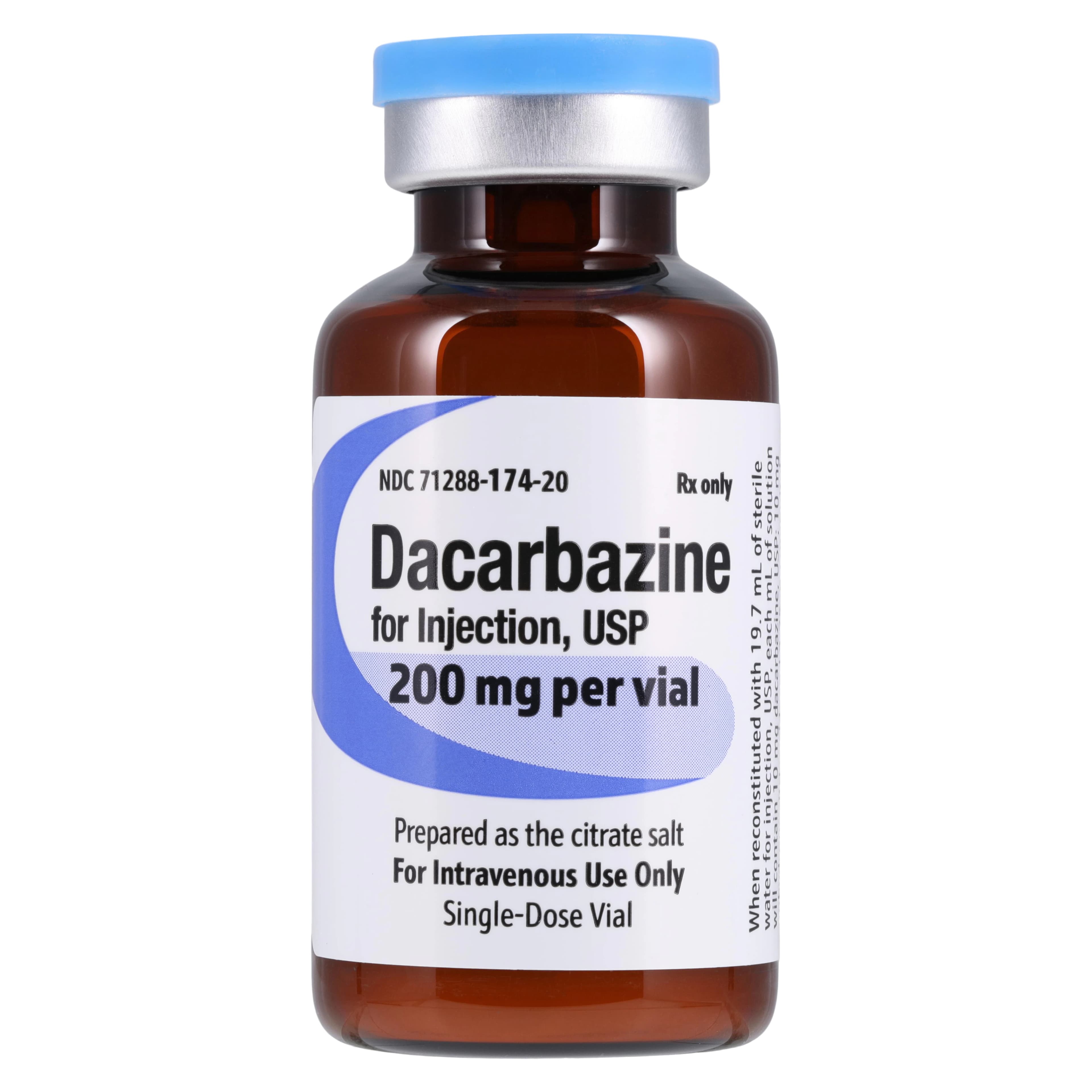 Dacarbazine for Injection, 200 mg/vial, Single-Dose Vial, 20 mL, 10/Package thumbnail 2