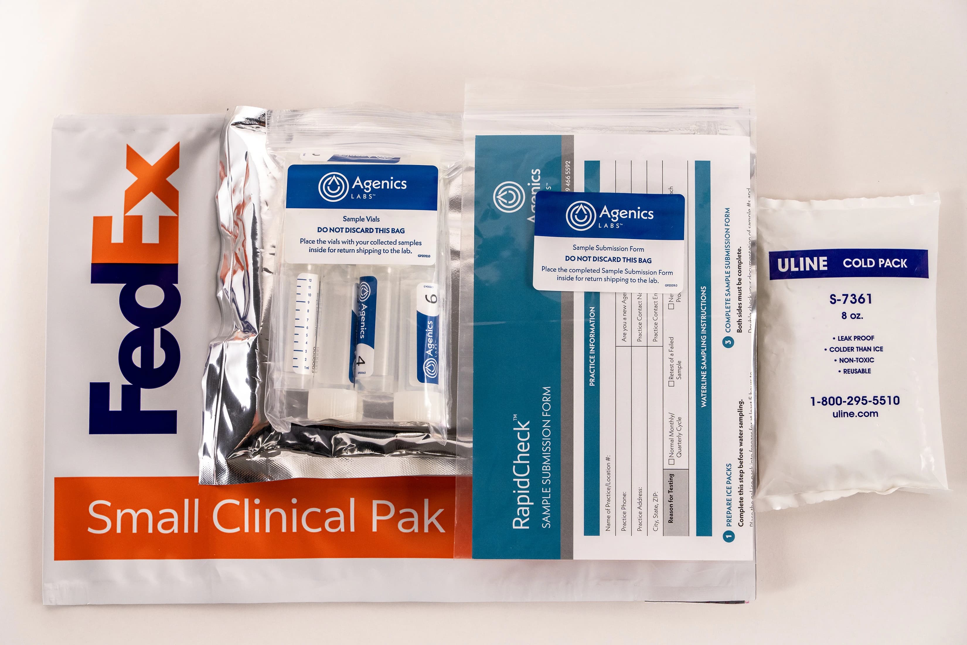 RapidCheck Flow Cytometry Dental Unit Waterline Test Kit, 6 Vial Kit, RC-6 thumbnail 2