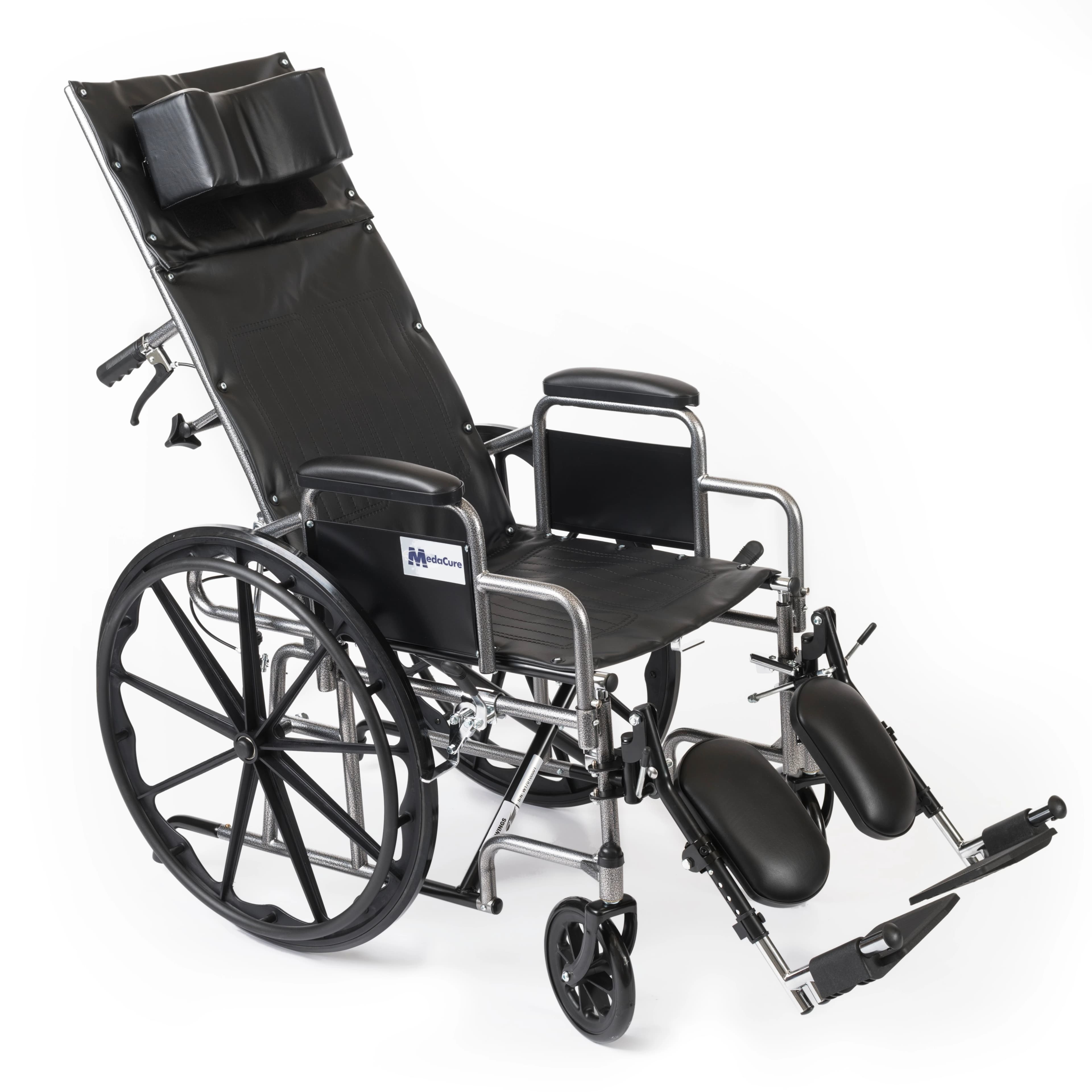 Wings Bariatric Wheelchair, 500 lb Capacity, 24" Seat, Elevating Leg Rest - WIngs WC UW--24"/Elev Leg Rest - Image 1