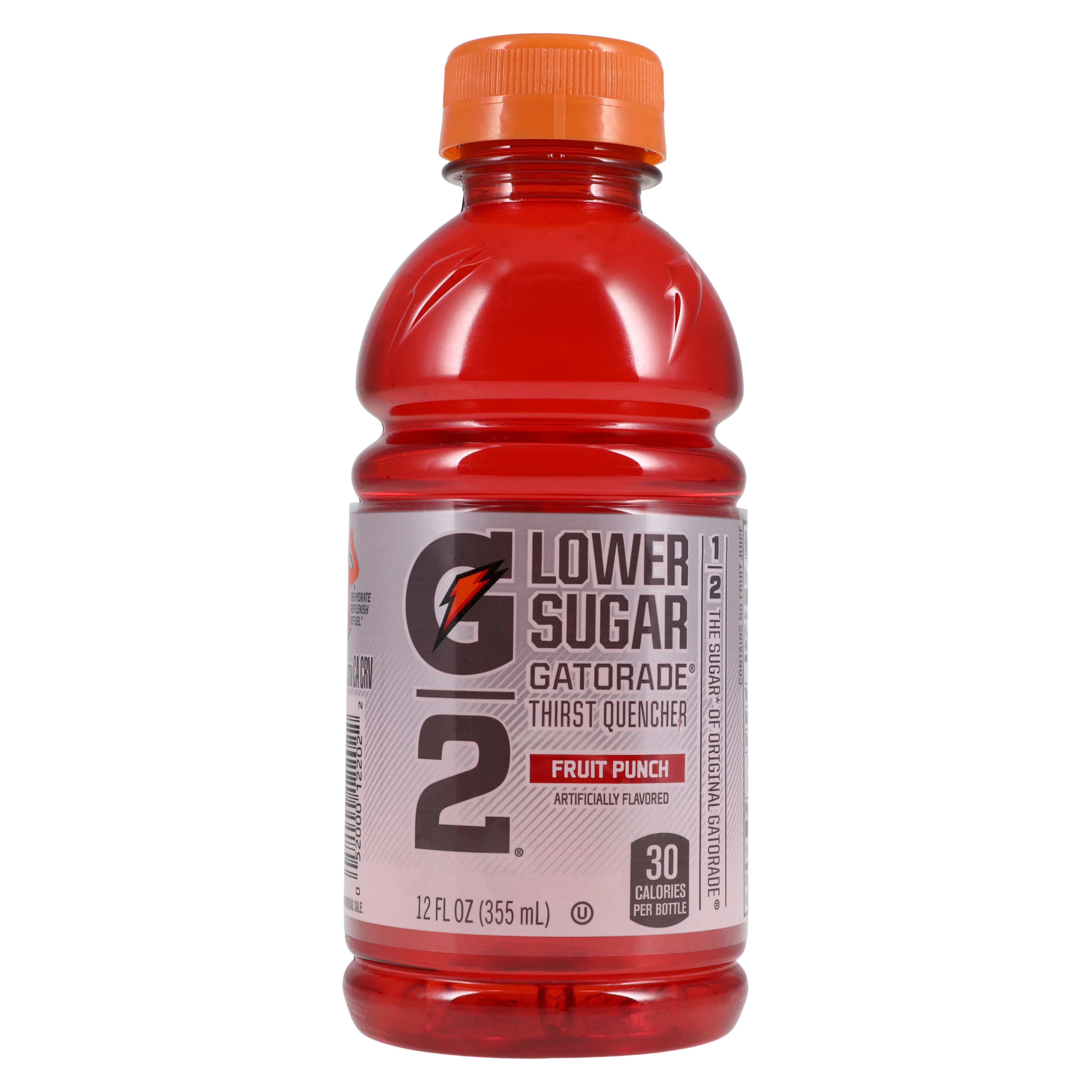Gatorade G2 Fruit Punch Thirst Quencher, 12 oz Bottles, 24/Case - Gatorade RTD 12 oz G2 Fruit Pu - Image 1