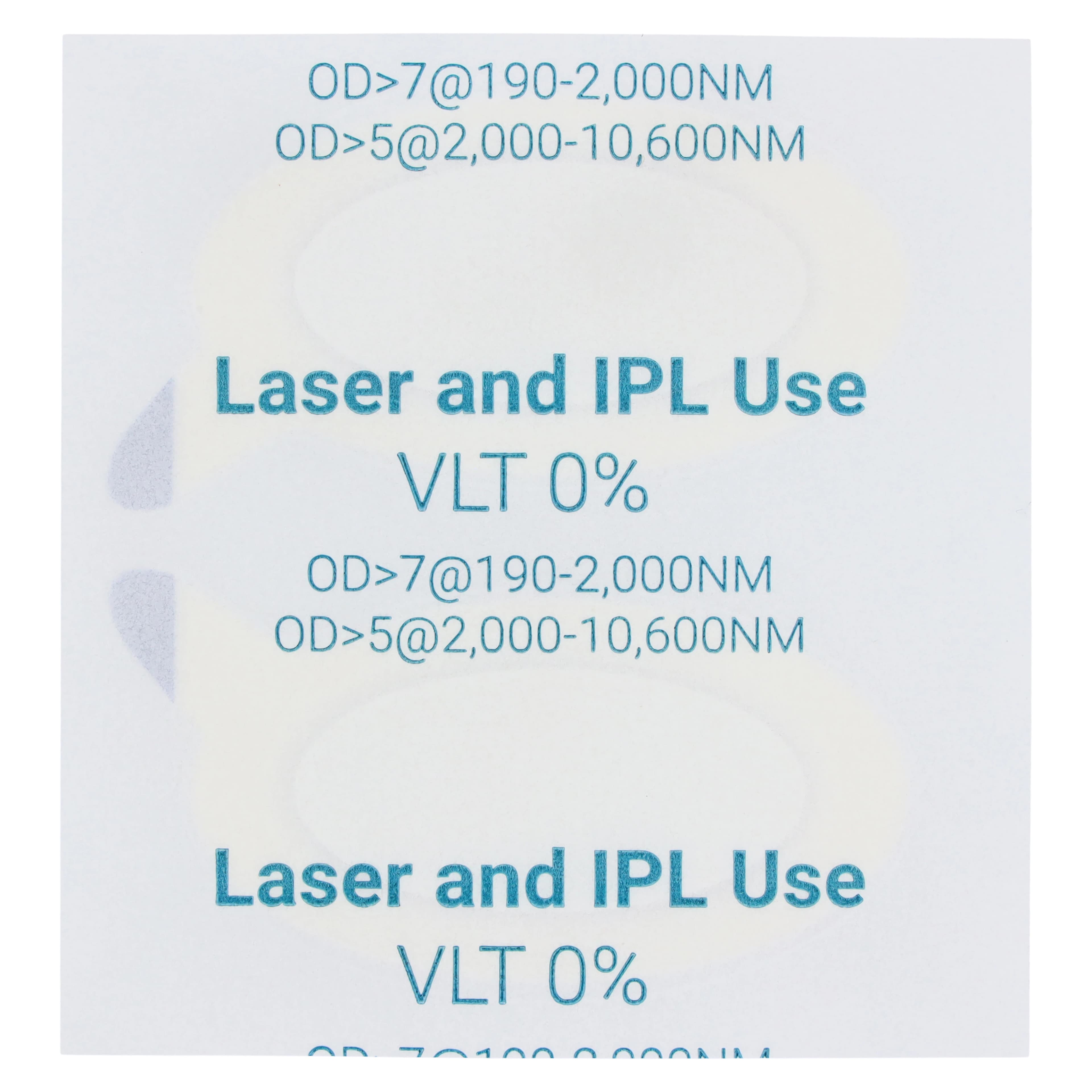 Laser Aid Eye Shields, White, 25/Box thumbnail 3