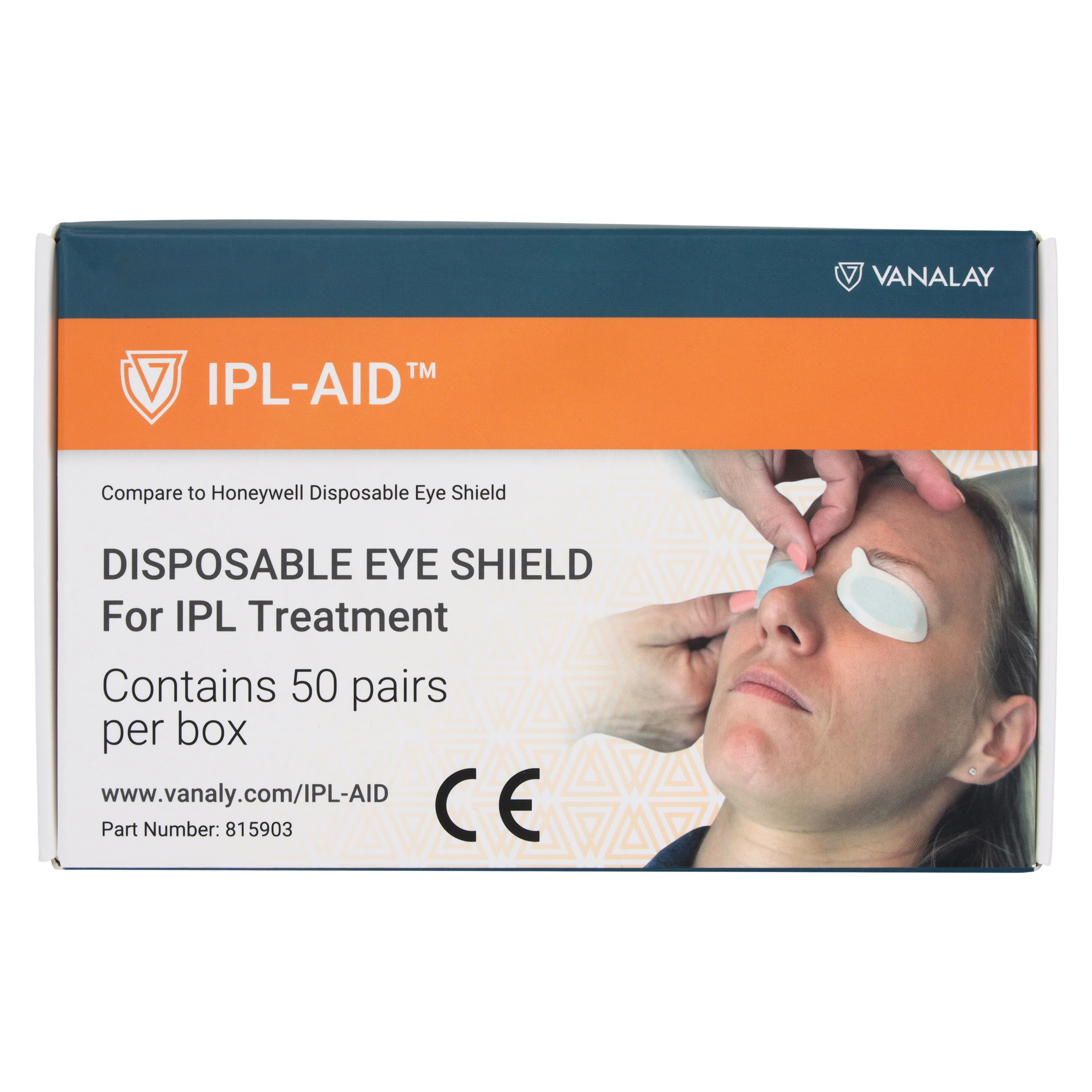 IPL-Aid Eye Shields, White, 50/Box thumbnail 3