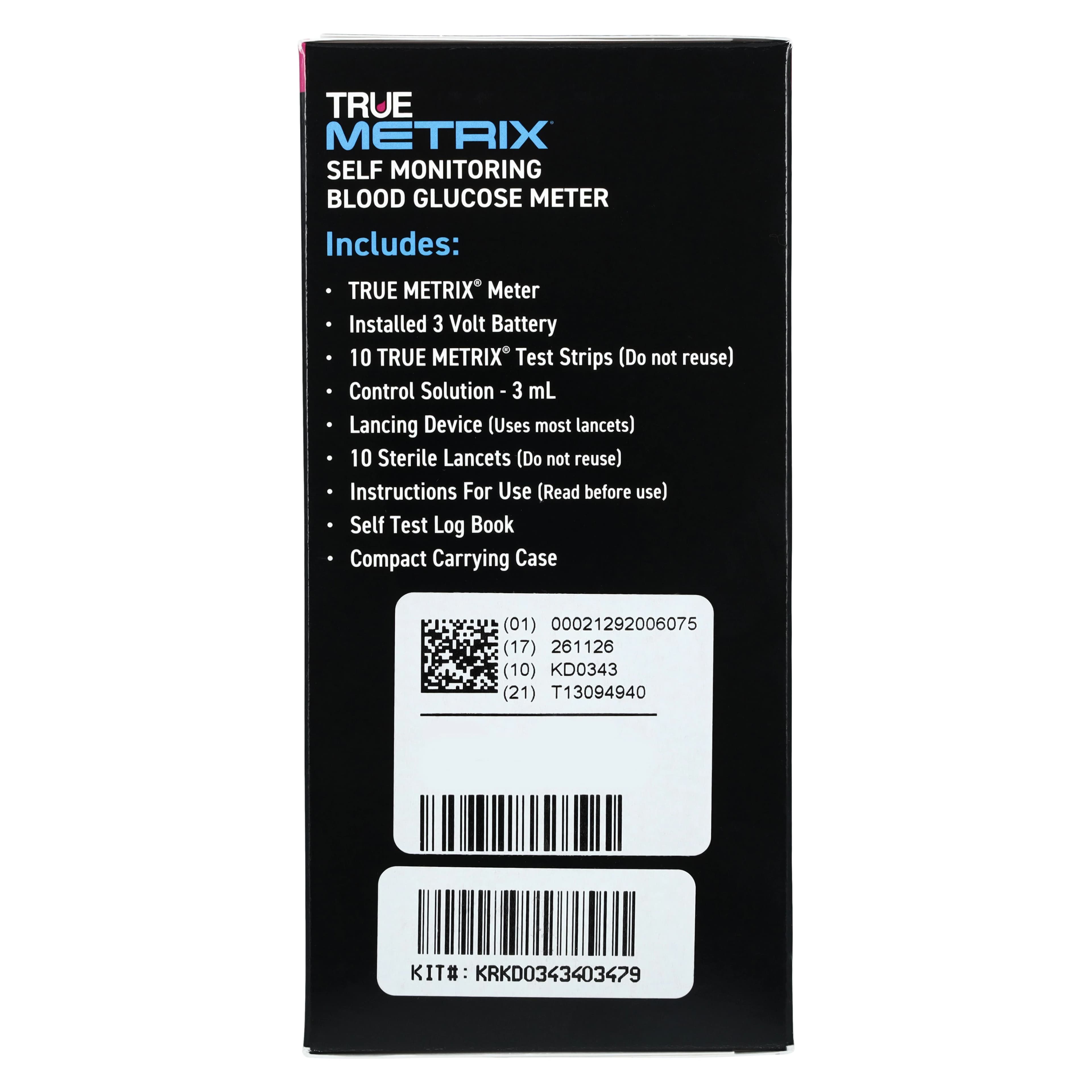 True Metrix Blood Glucose Meter Kit, Starter Pack, Each thumbnail 6