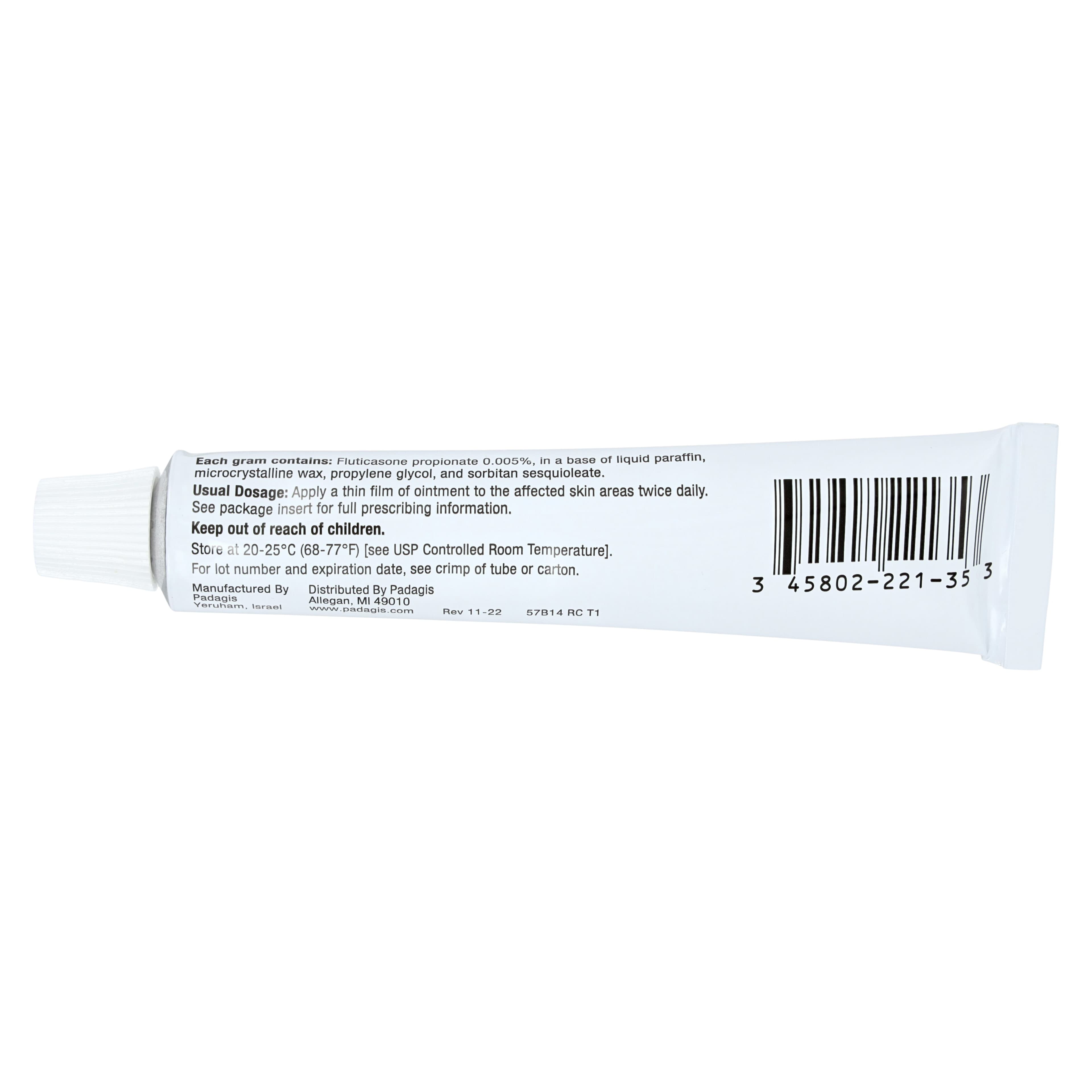 Fluticasone Propionate Topical Ointment 0.005%, 15g Tube thumbnail 3
