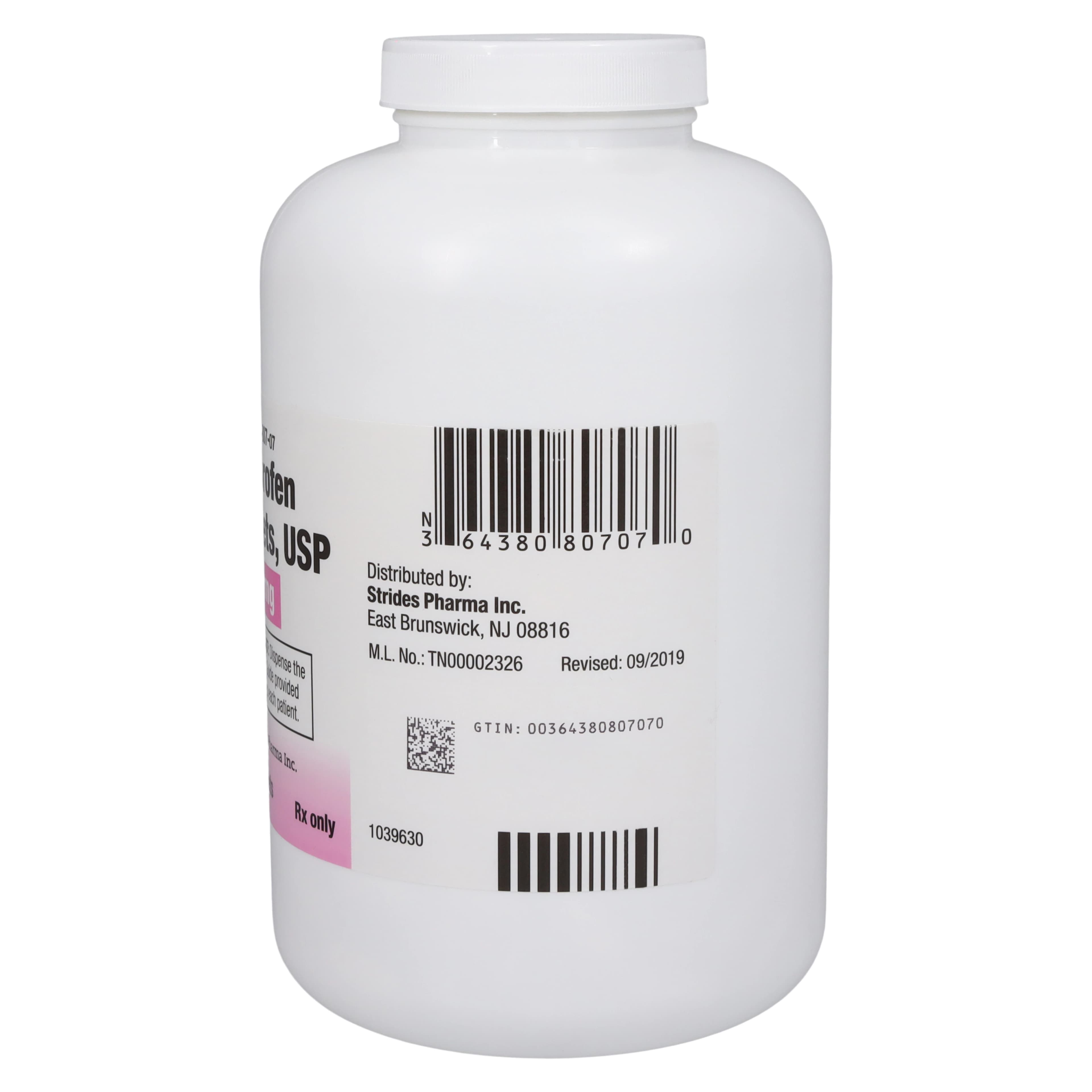 Strides Pharma Ibuprofen Tablets, 800mg, Bottle thumbnail 3