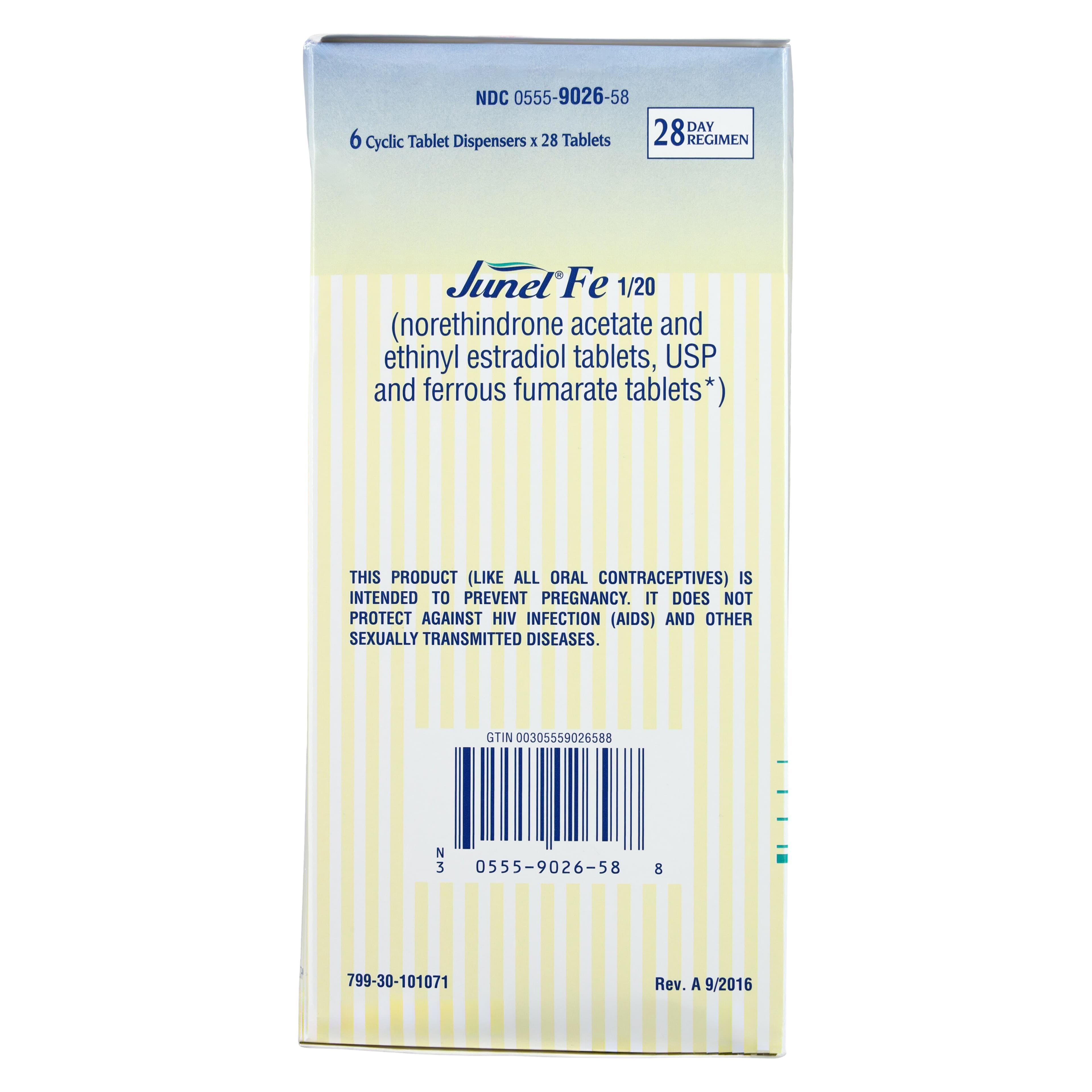 Norethindrone/Ethinyl Estradiol Tablets 1mg/20mcg (Teva Pharmaceuticals) thumbnail 5