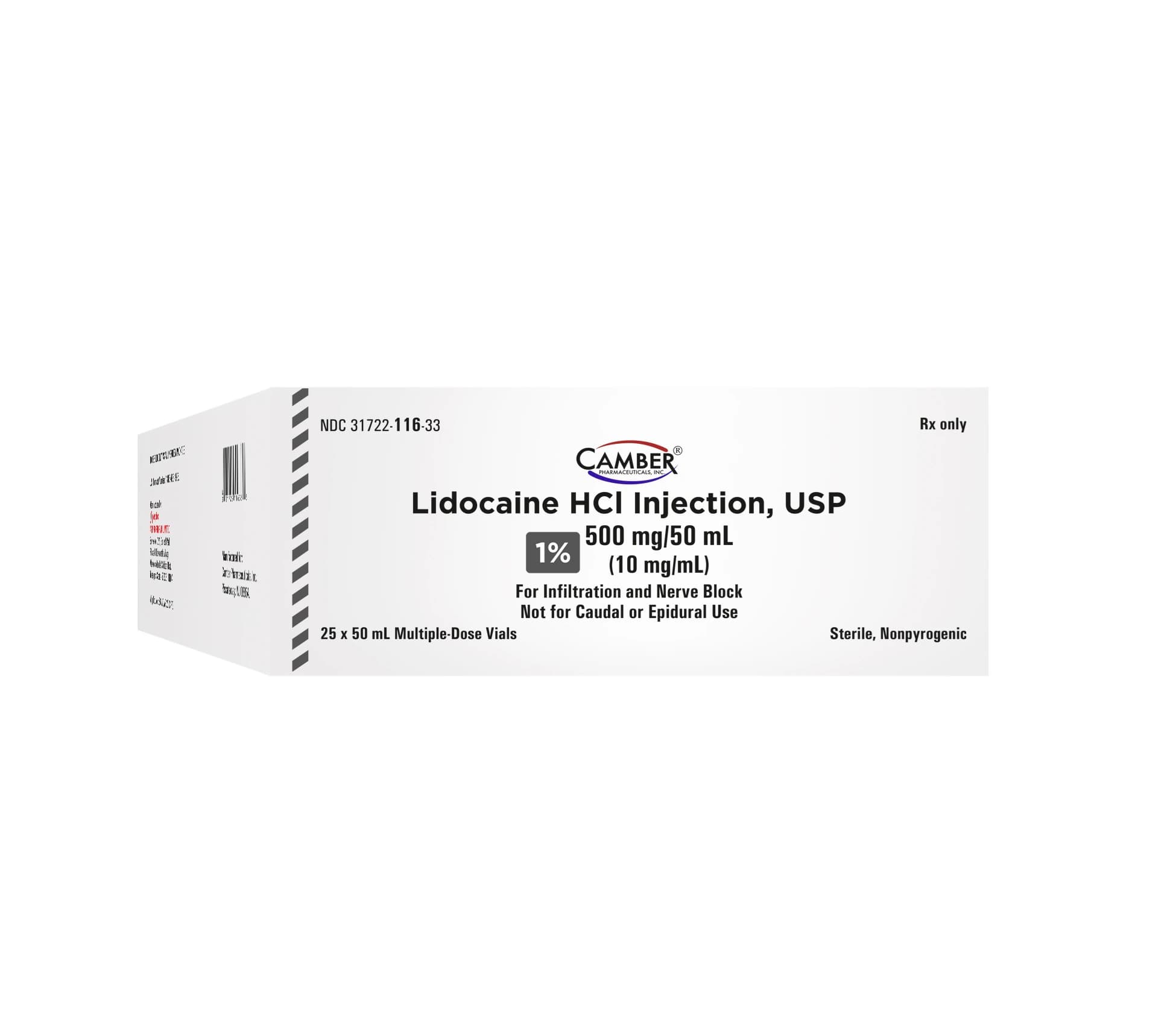 Lidocaine HCL Injection 1%, Multi-Dose Vial (MDV), 50mL - Lidocaine HCL Inj MDV 50ML - Image 1