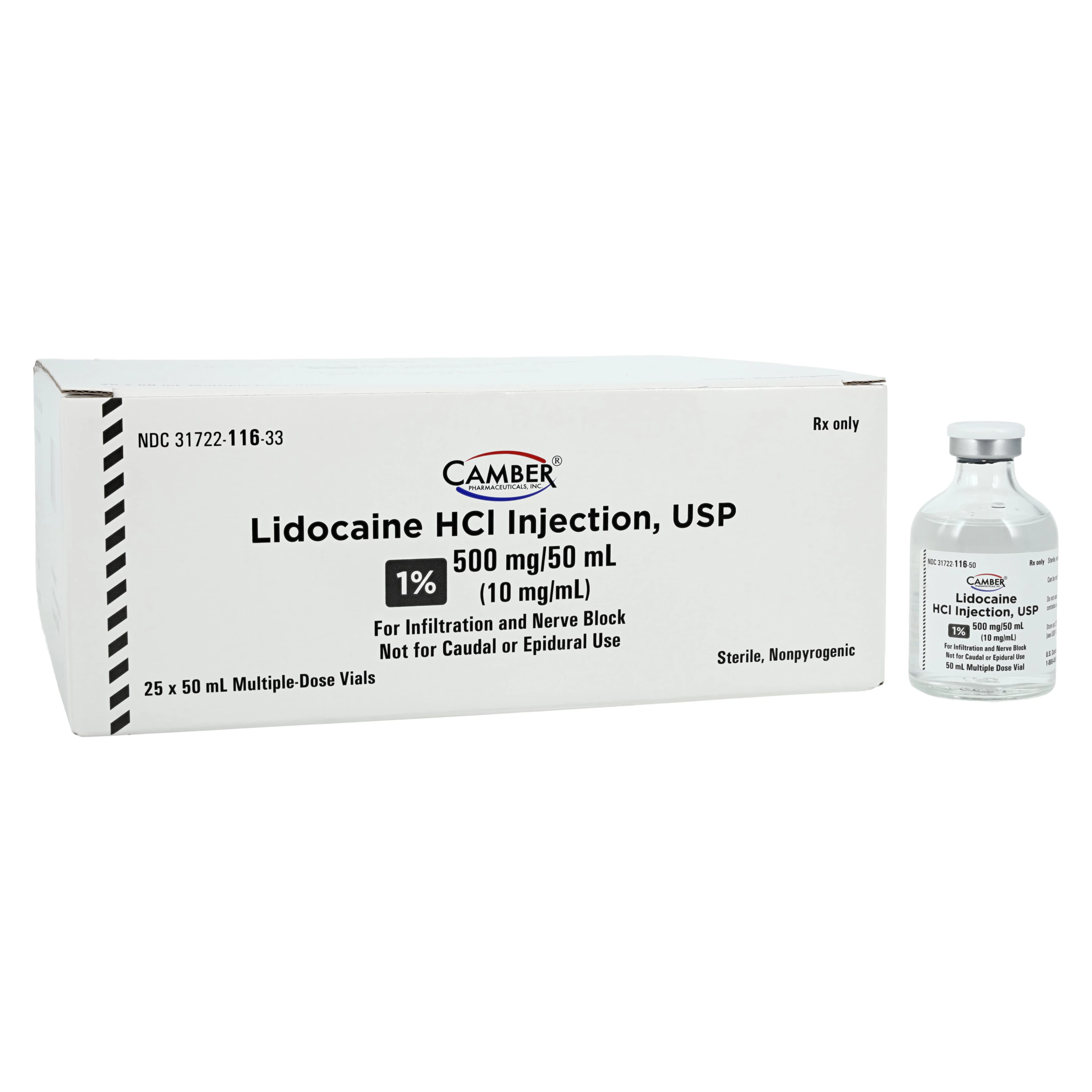 Lidocaine HCL Injection 1%, Multi-Dose Vial (MDV), 50mL thumbnail 2