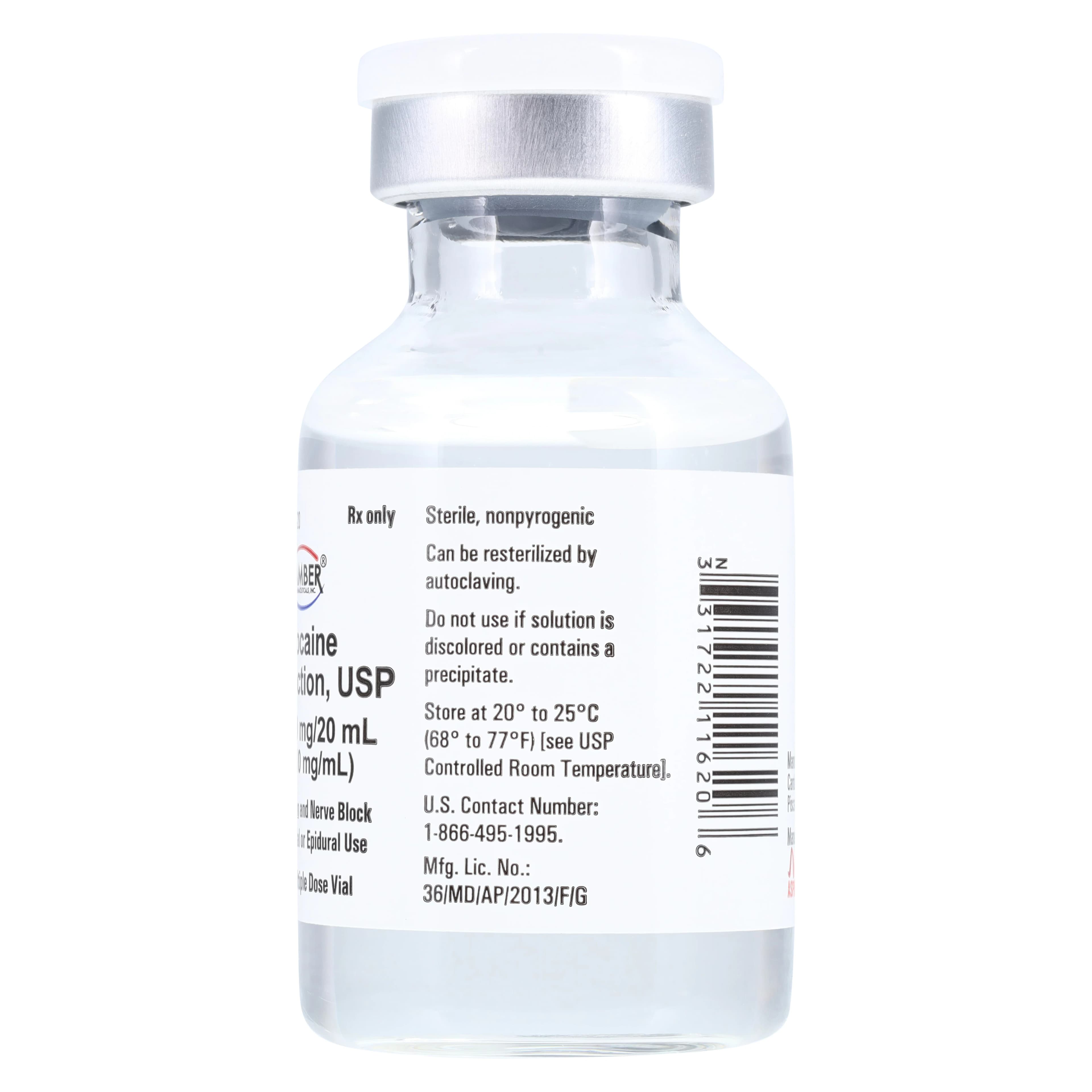 Lidocaine HCl Injection 1% MDV 20mL, 25/Package thumbnail 4