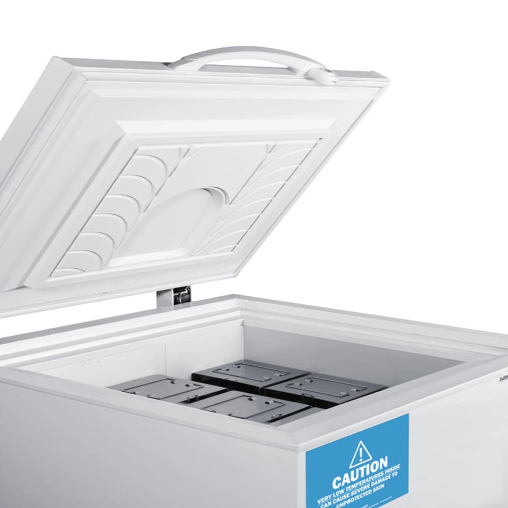 Accucold Ultra-Low Temperature Freezer Chest, 4.8 Cu Ft, Lifting Lid, -50 to -85°C, Manual Defrost thumbnail 3