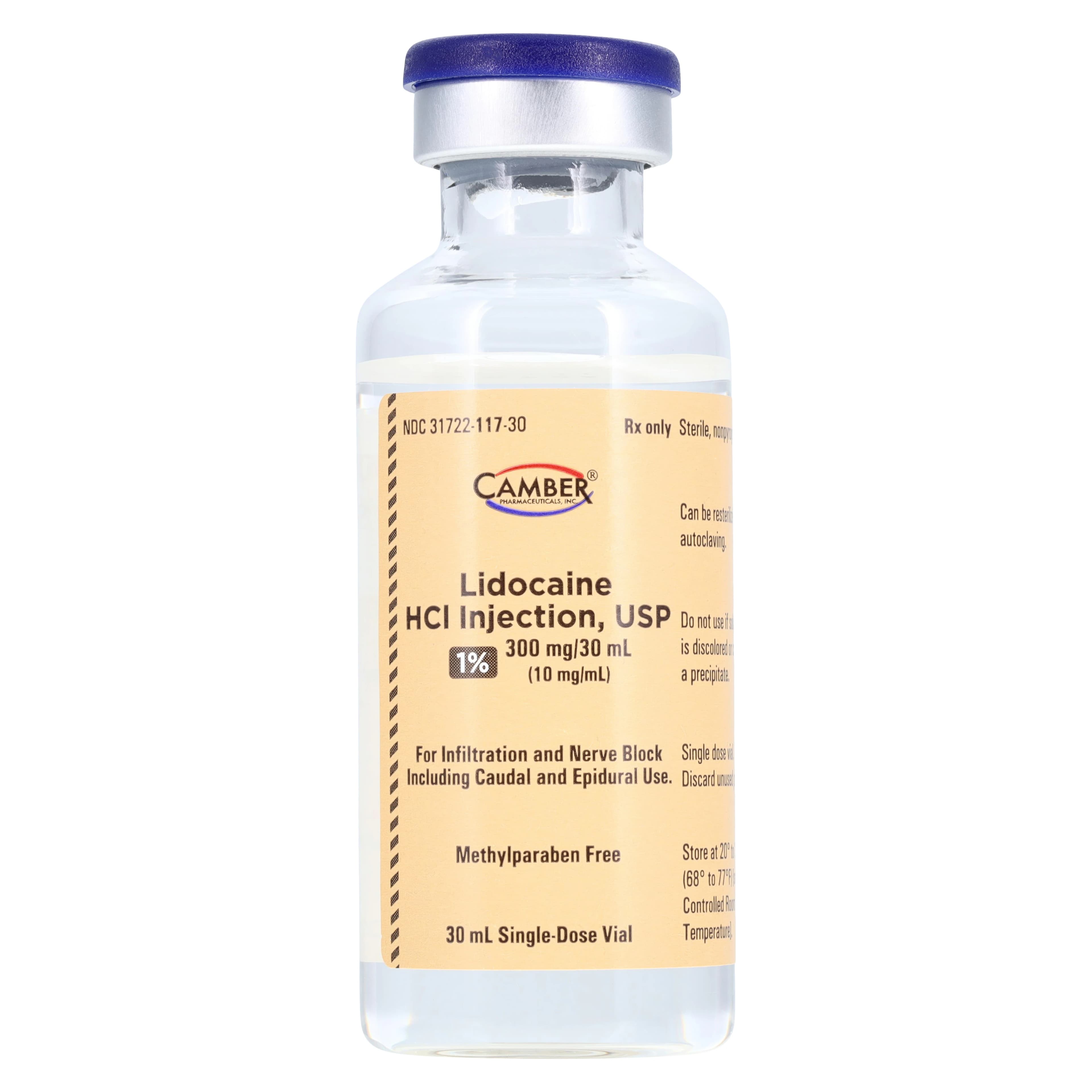 Lidocaine HCl Injection 1% PresFre SDV 30mL, 25/Package thumbnail 2