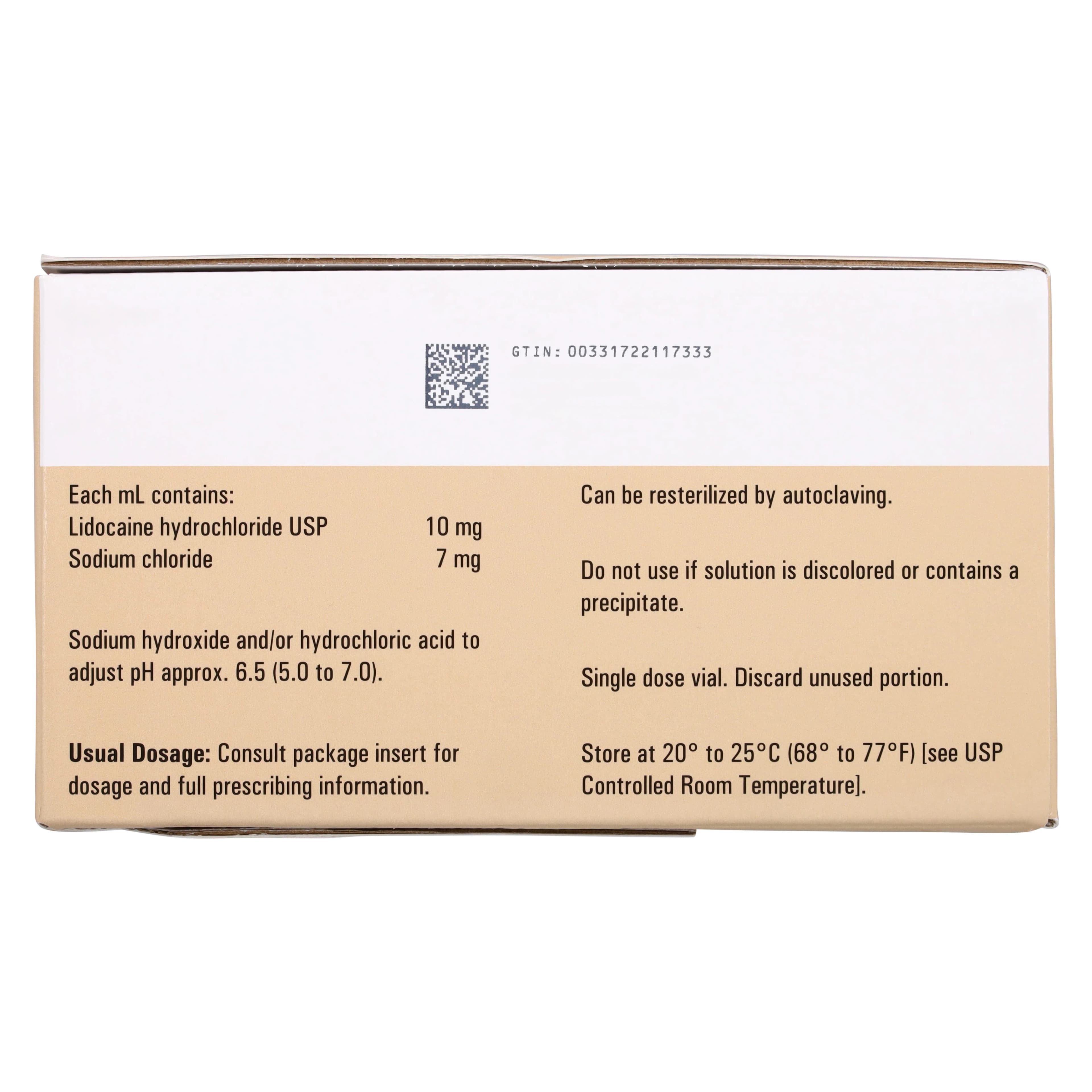 Lidocaine HCl Injection 1% PresFre SDV 30mL, 25/Package thumbnail 5