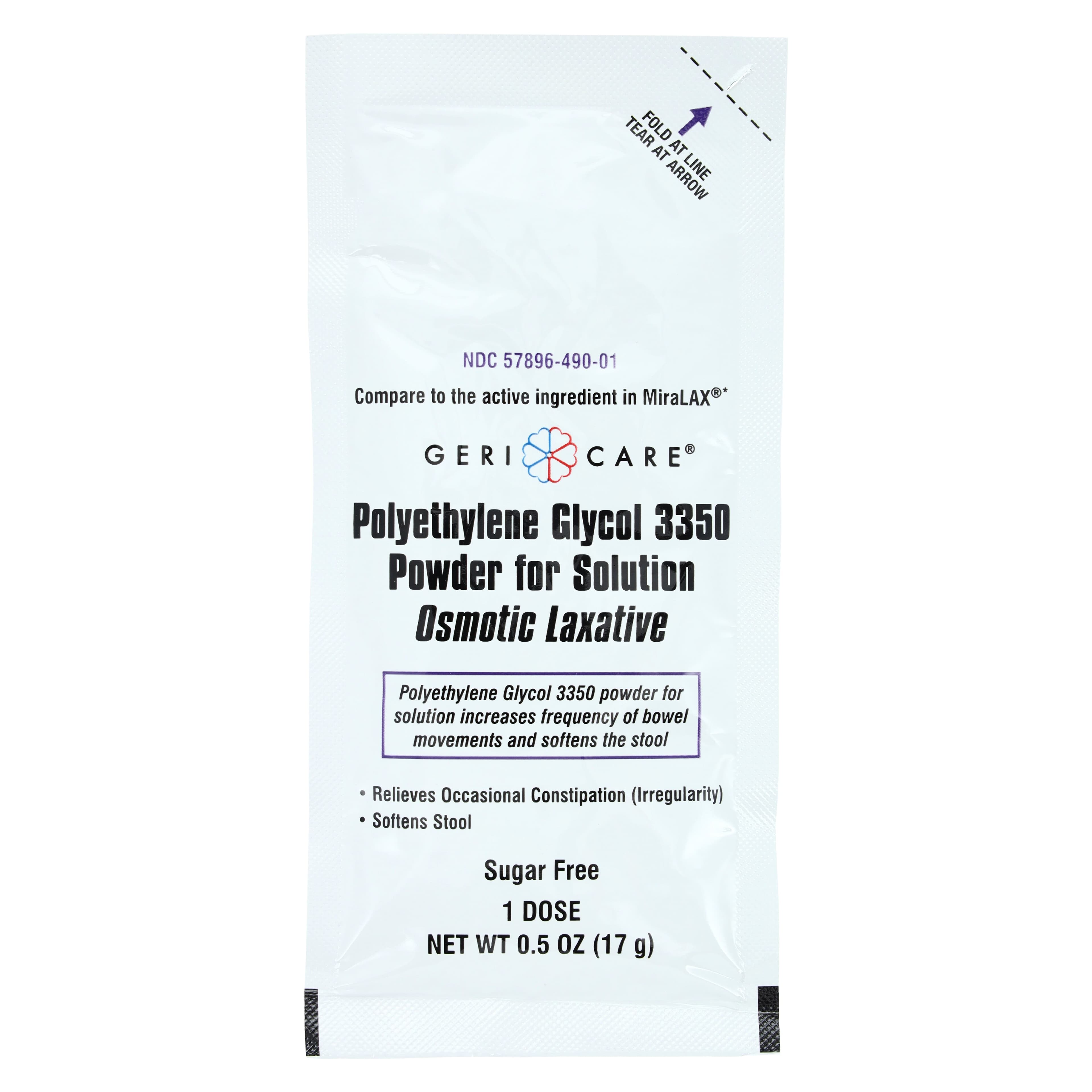 Polyethylene Glycol 3350 NF Powder for Oral Solution, 17 g/Dose, 30 Doses/Box thumbnail 2