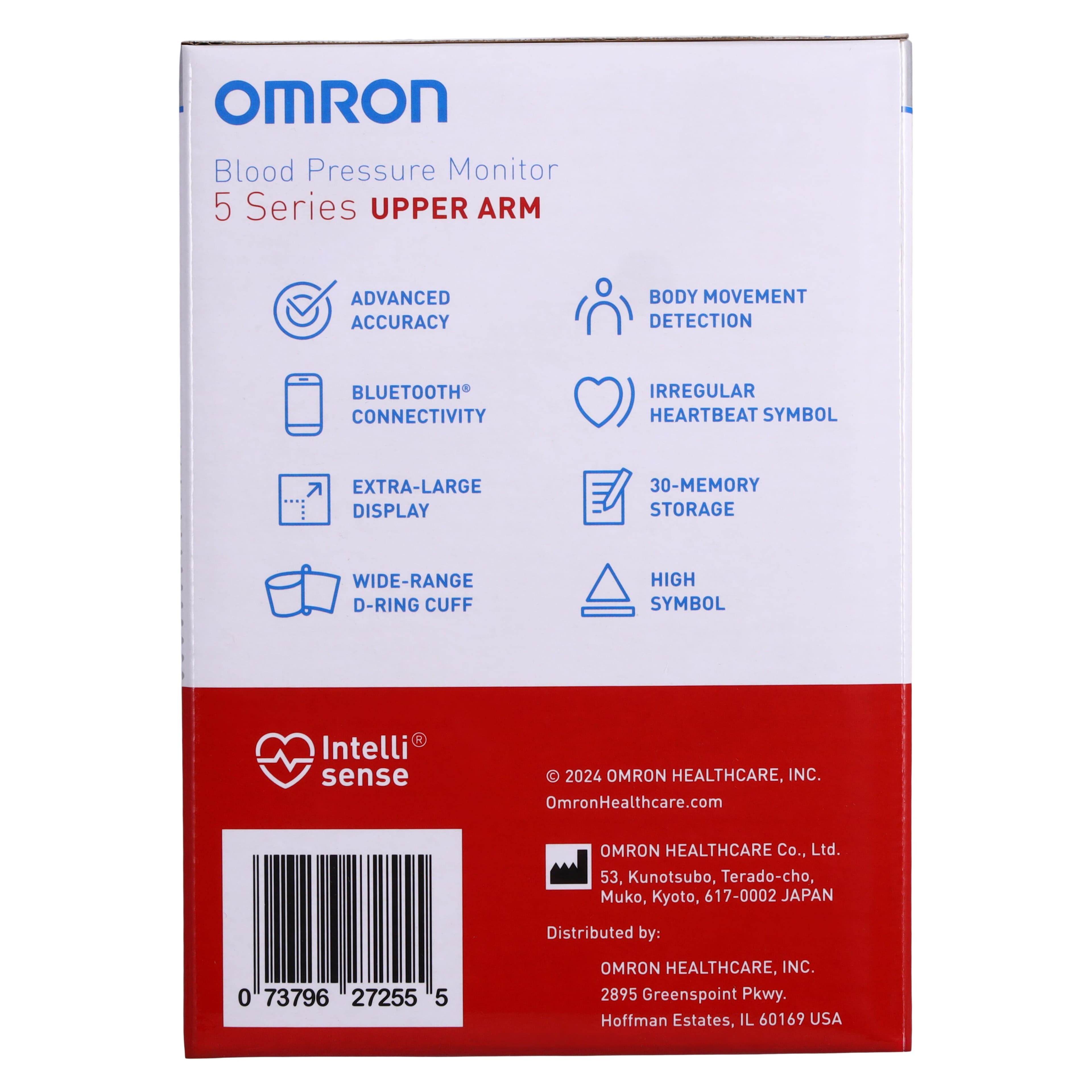 Omron 5 Series Wireless Upper Arm Blood Pressure Monitor, BP7255 thumbnail 11