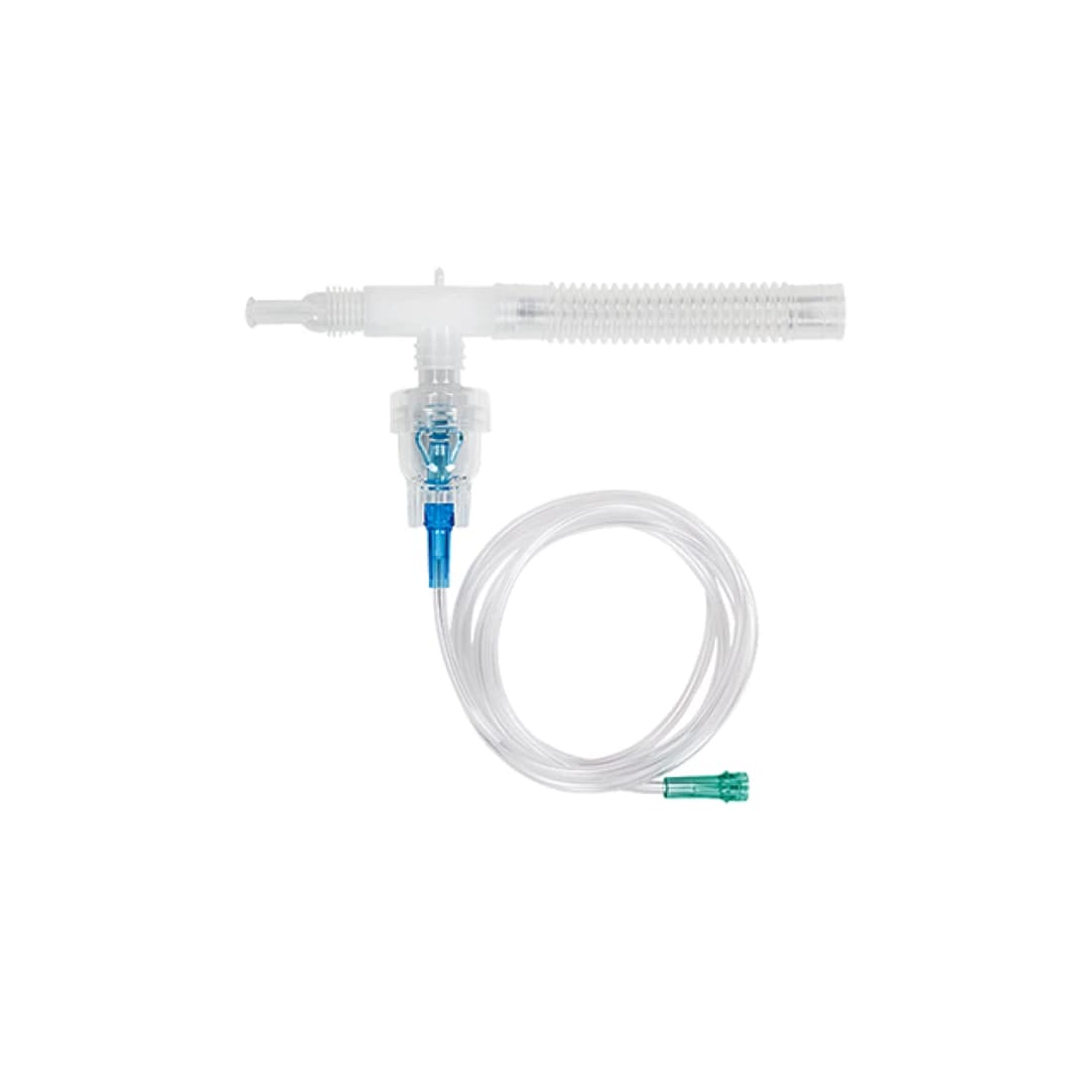 AirLife Misty Max 10 Nebulizer, Disposable, with Baffled Tee Adapter and 6" Flextube, 50/Case - Nebulizer Misty Max 10 w/Baffl - Image 1