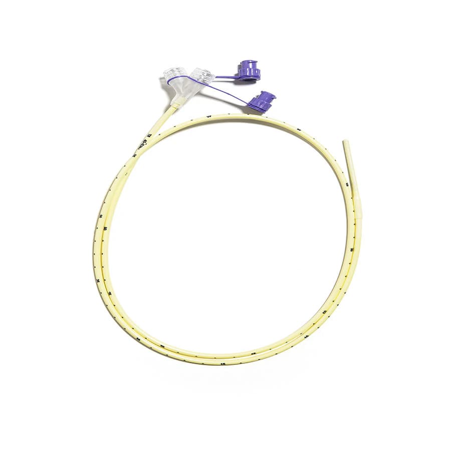 Corflo-Ultra Lite Nasogastric/Nasointestinal Feeding Tube, 8 Fr, 36", EnFit Connector - Feeding Tube Nasogastric CORFL - Image 1