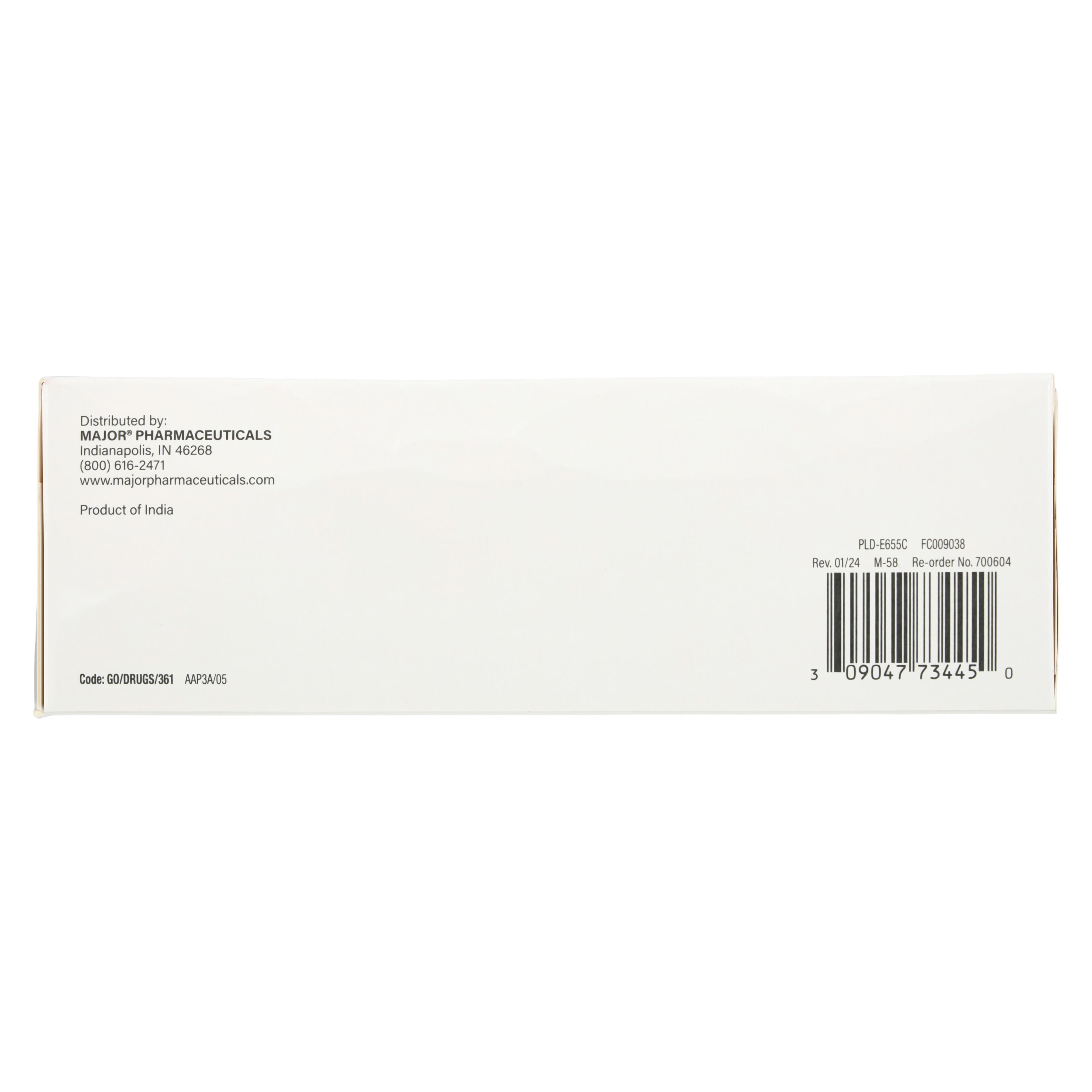 Miconazole Nitrate Cream 2%, 1.5 oz Tube, Major Pharmaceuticals thumbnail 8