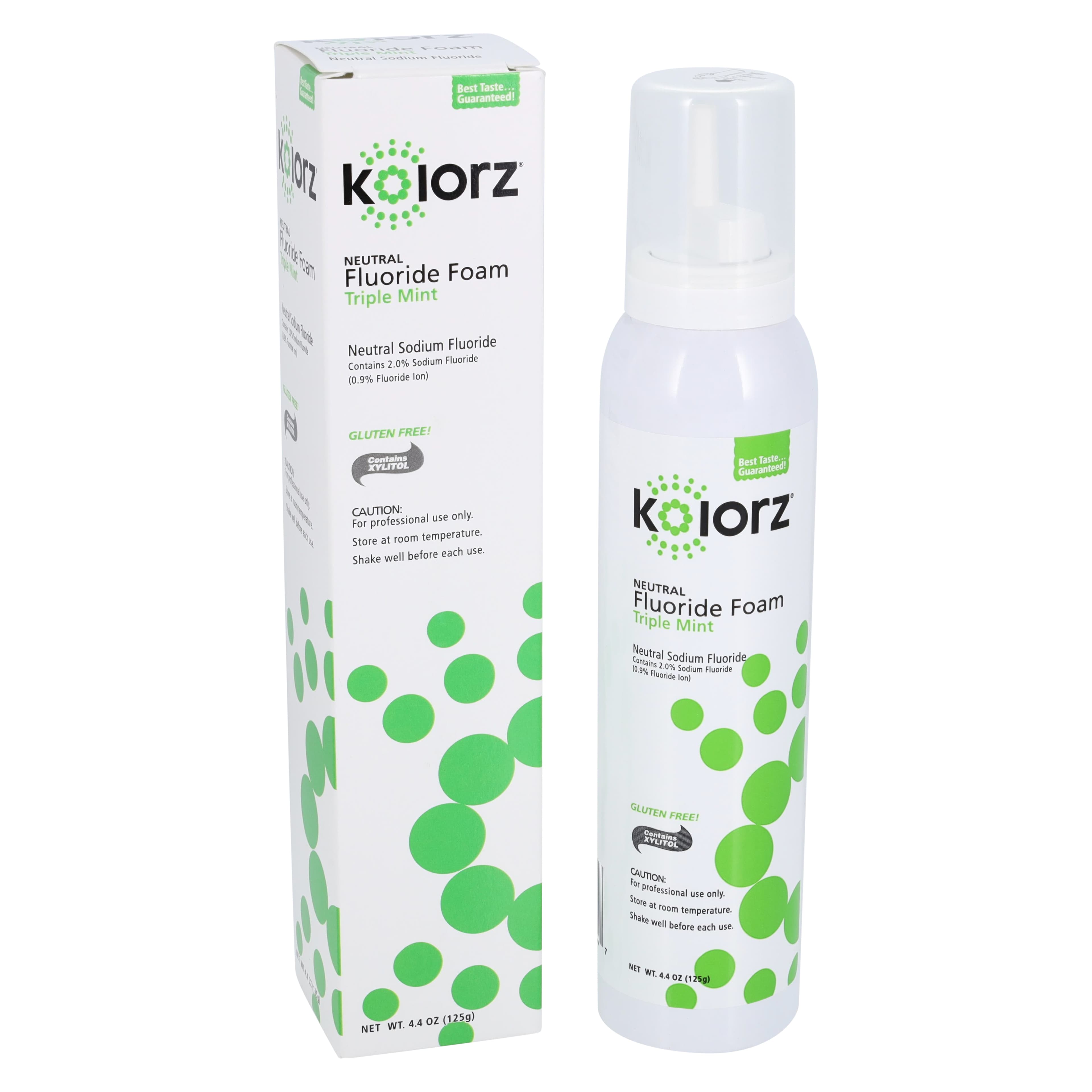 Kolorz Neutral Fluoride Foam, Triple Mint, 4.4 oz Can, 1/Pk, #766205 - Kolorz Neutral Fluoride Foam Triple Mint 4.4oz 1/Pk - Image 1
