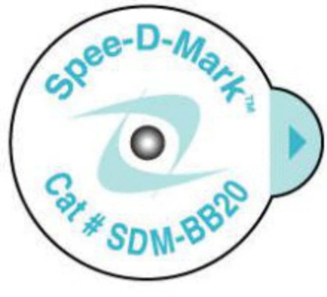 Spee-D-Mark Mammography Marker, Skin Nipple, 100/Box, 01KWC87QD38RPE6TQ7T679P5XS - Marker Skin Mammography Nipple - Image 1