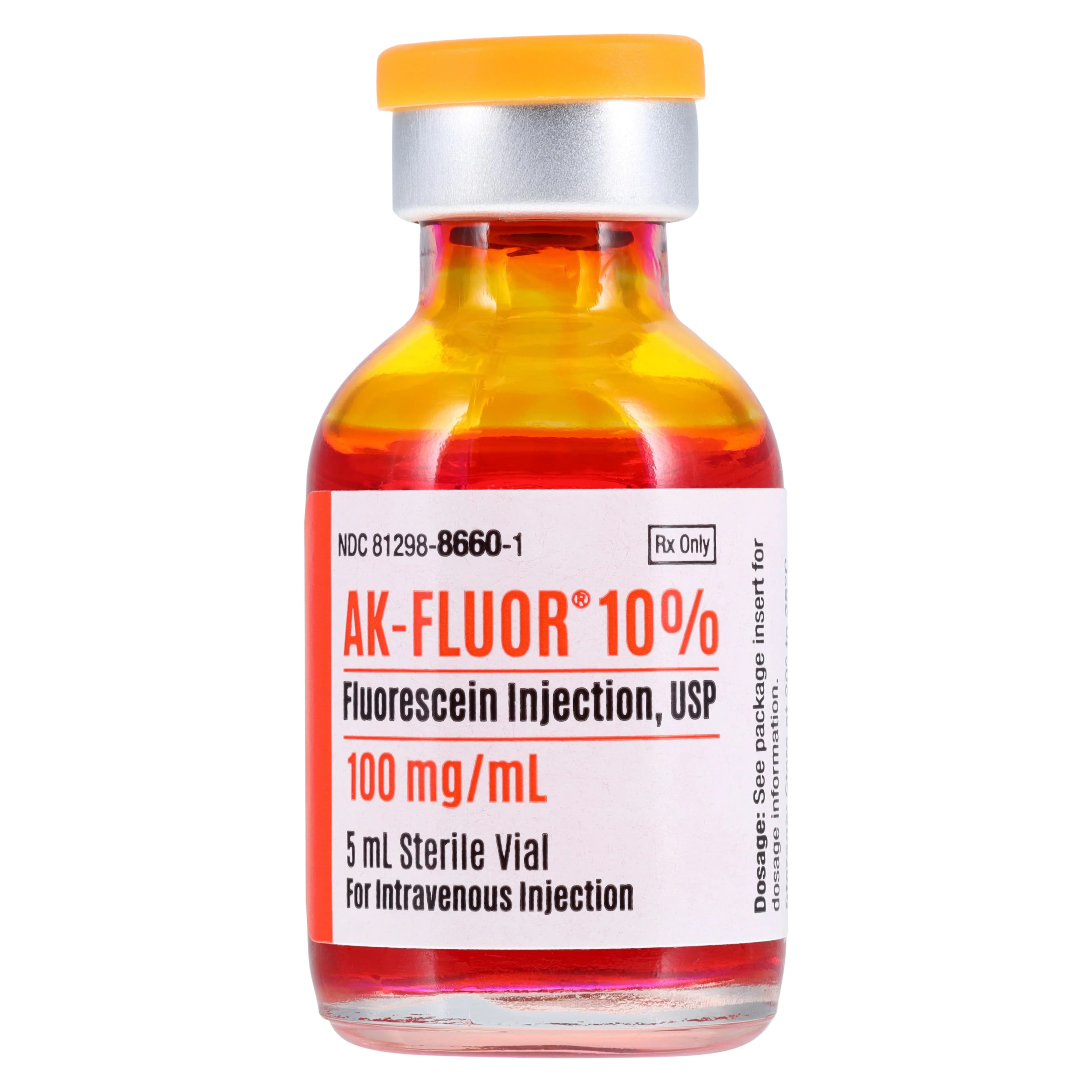 AK-Fluor 10% Fluorescein Sodium Injection, SDV 5 mL, 12/Package thumbnail 2