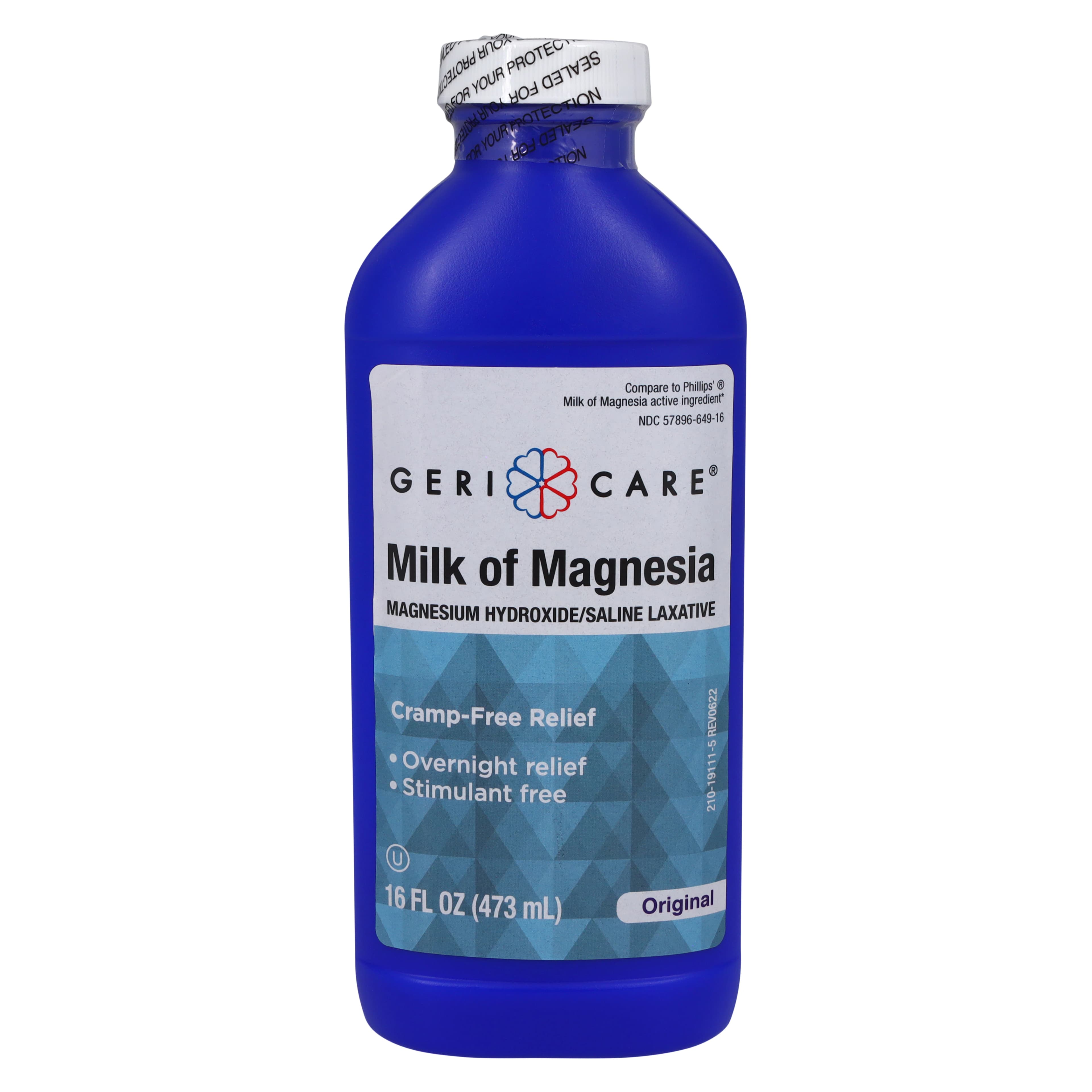 Geri-Care Milk of Magnesia Oral Liquid, 16 oz Bottle - Milk Of Magnesia Oral Liquid - Image 1