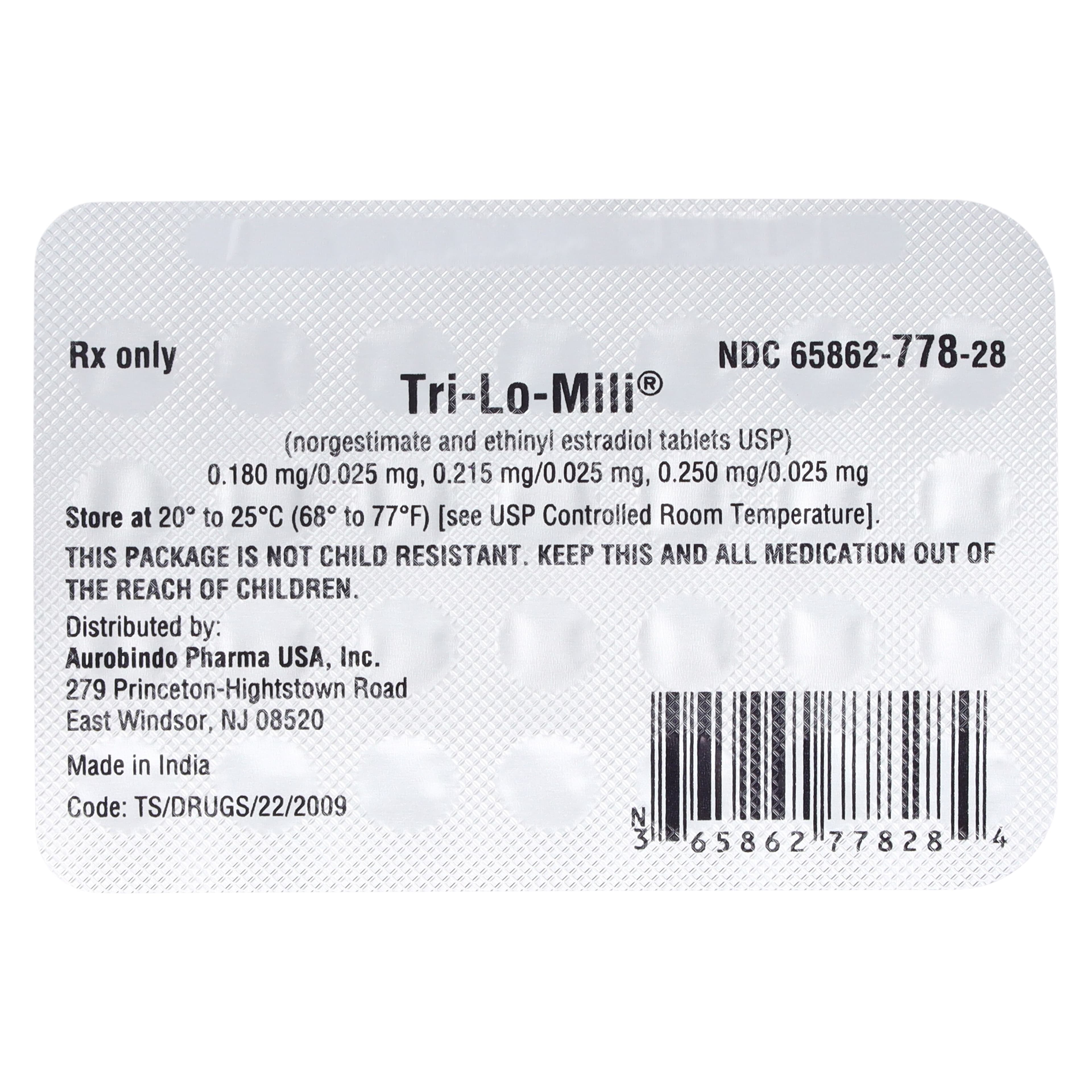 Norgestimate/Ethinyl Estradiol Tablets, 0.18mg/0.215mg/0.25mg, Blister Pack thumbnail 3