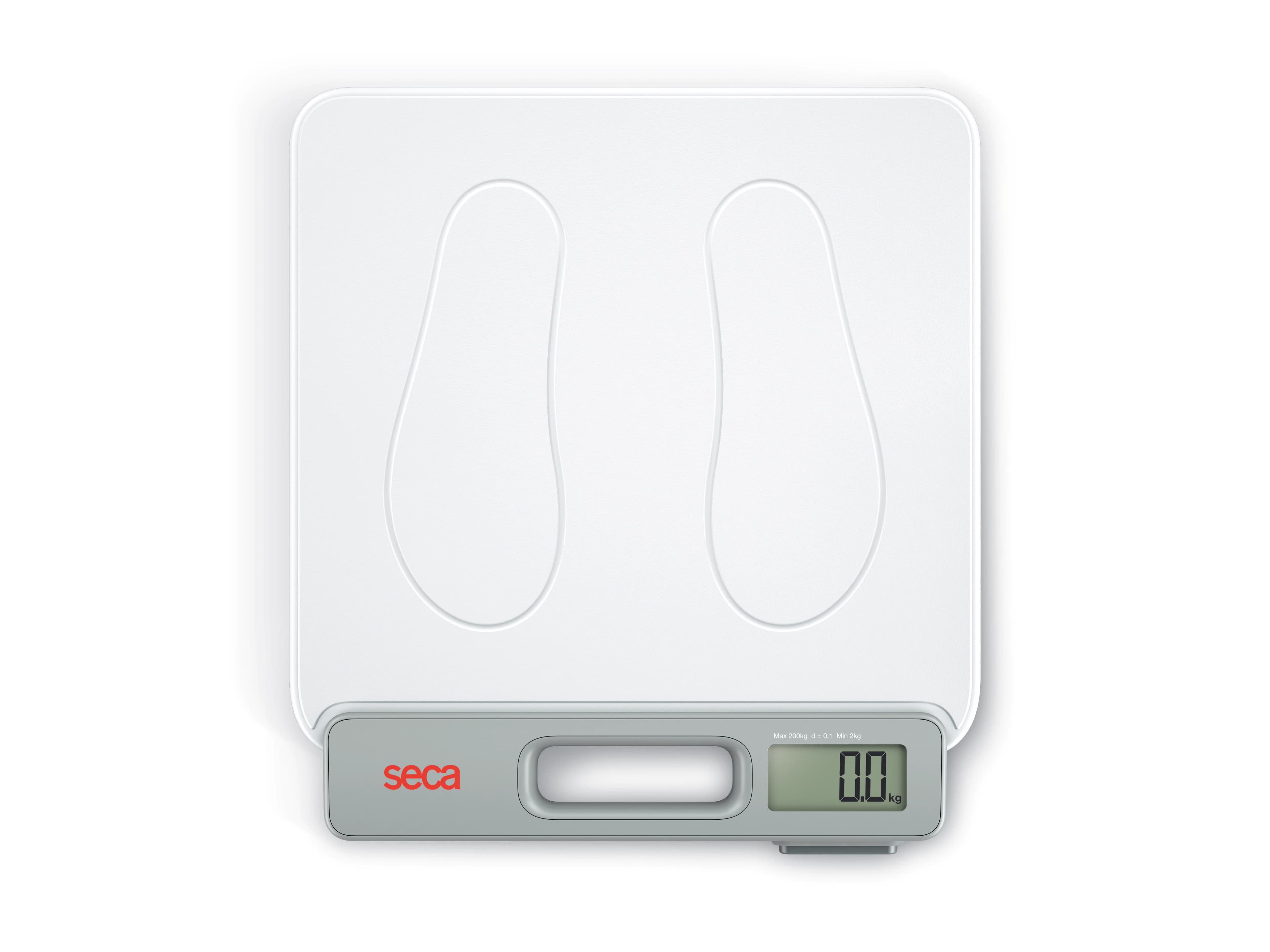 seca 874+ Flat Scale with Foot Switch, Digital Backlit Display, 200 kg Capacity - seca 874+ Flat Scale w/Ft Swt - Image 1