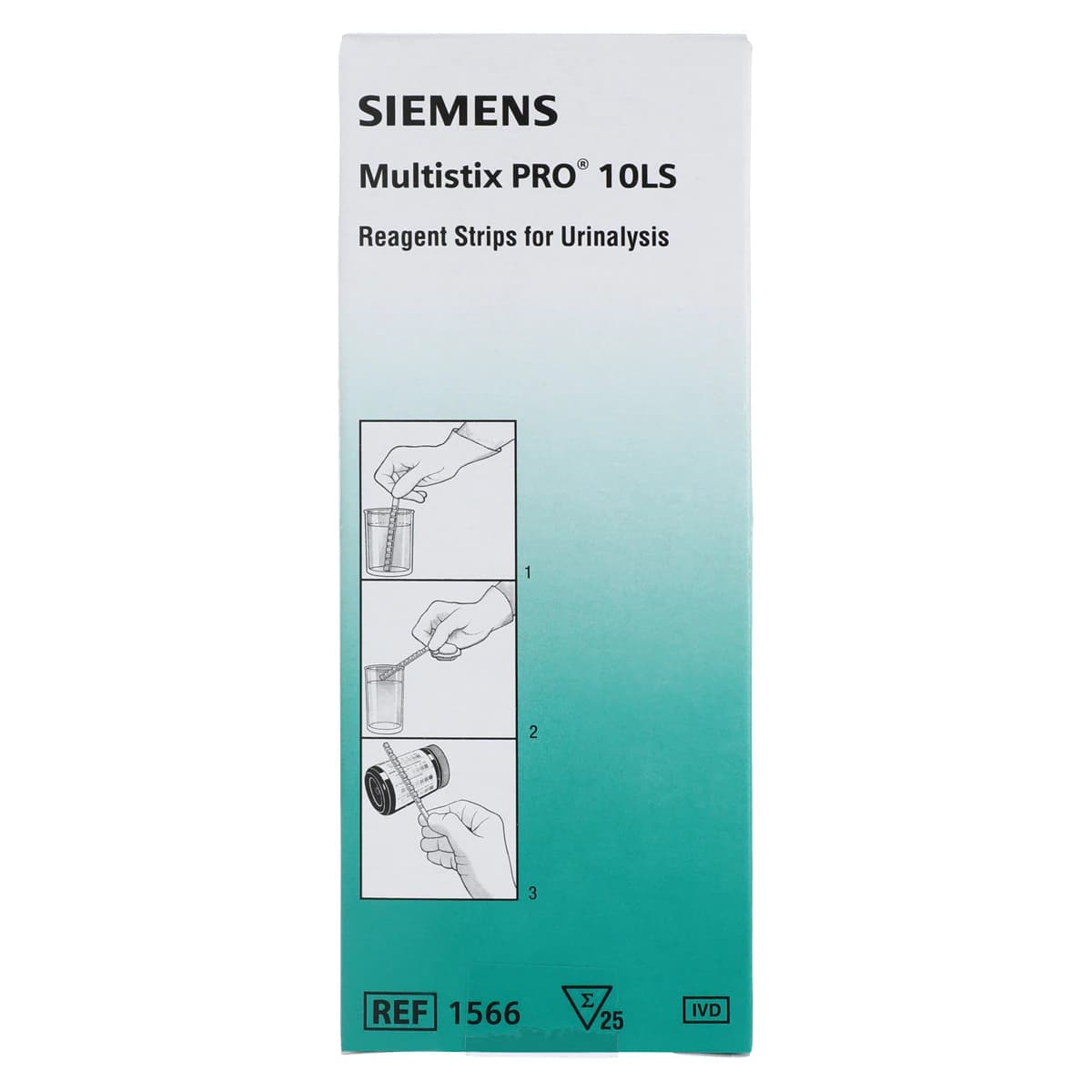Siemens Multistix PRO 10LS Urinalysis Reagent Strips, 25/Bottle thumbnail 2