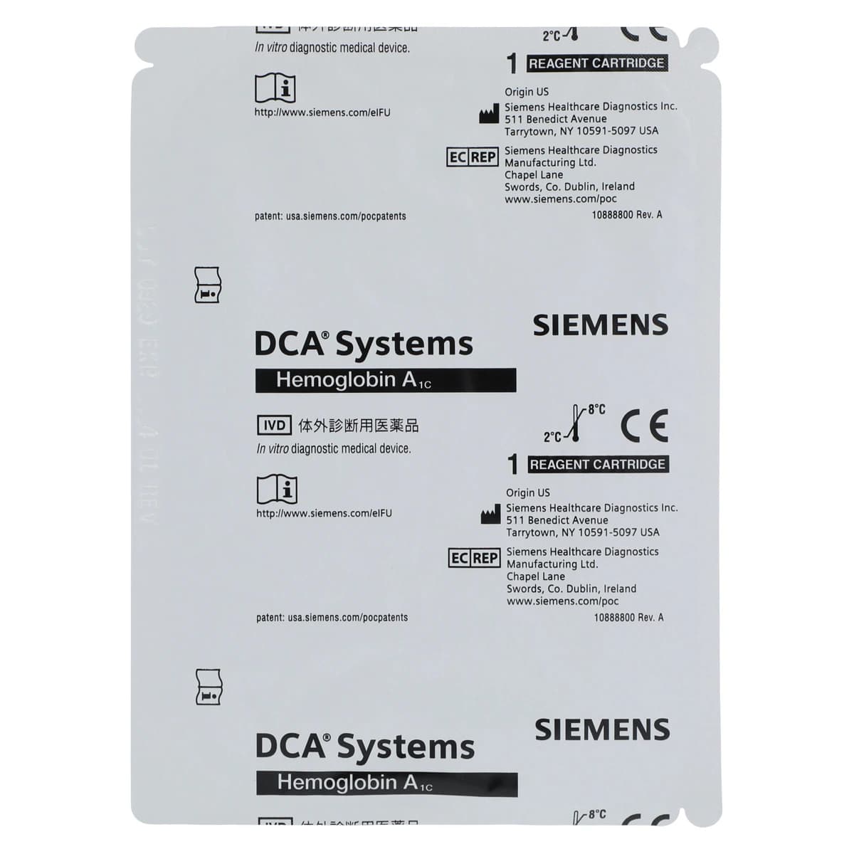 Siemens DCA 2000 HbA1c Reagent Kit, CLIA Waived, 10 Tests/Package thumbnail 2