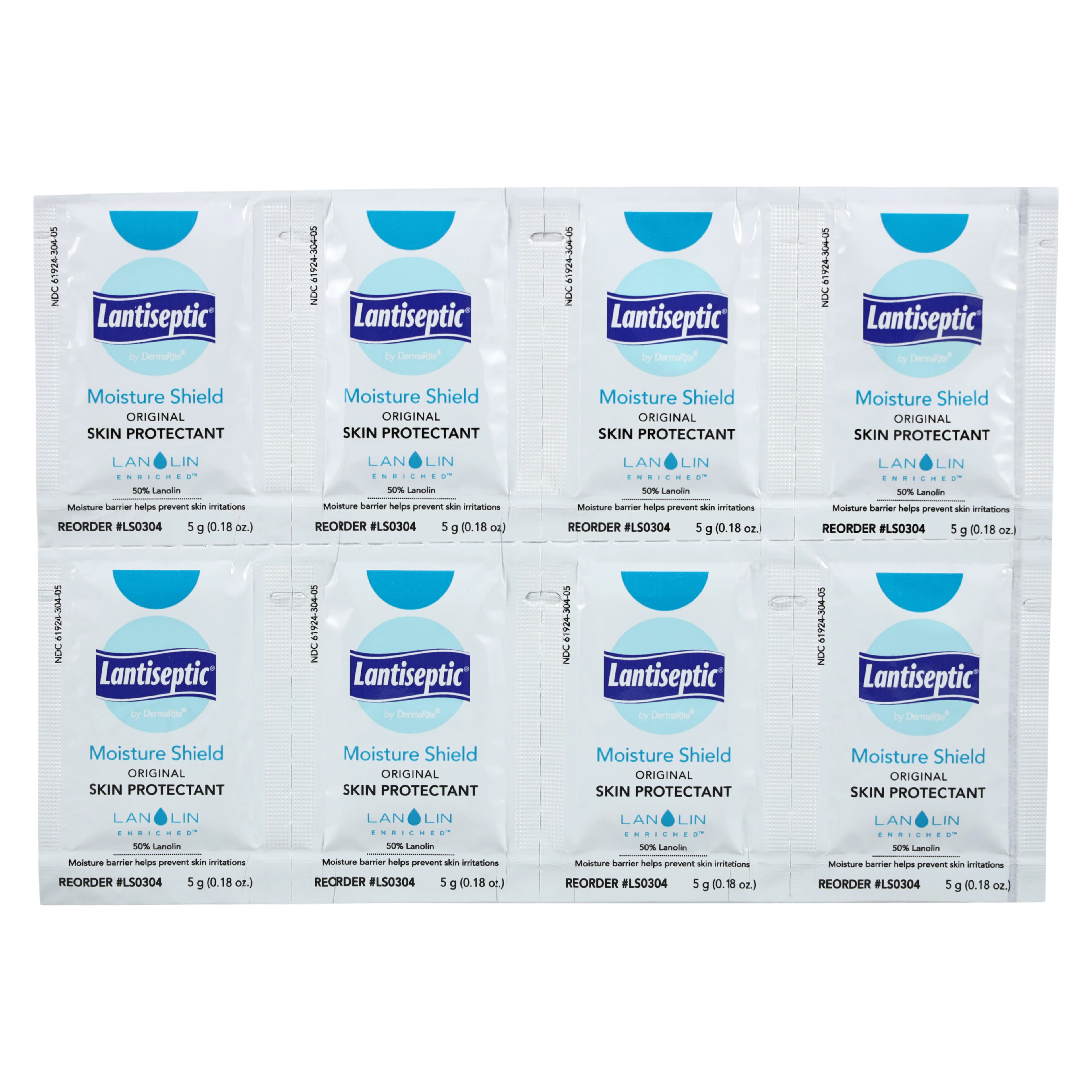 Lantiseptic Skin Protectant Topical Lotion, 30% Lanolin, 288 Packets/Box thumbnail 2