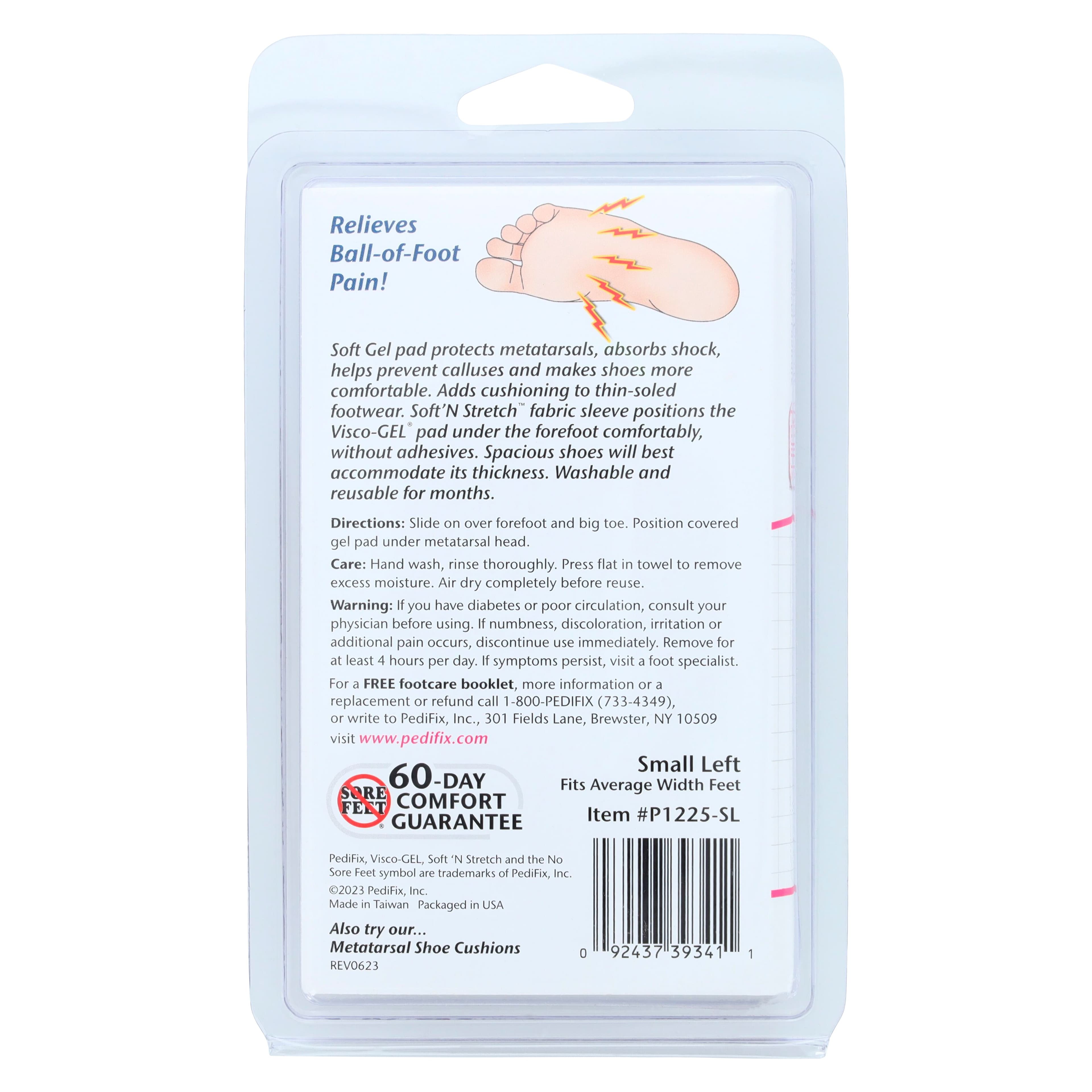 Pedifix Visco-GEL Protection Sleeve, Foot Size 6-9, Shoe thumbnail 3