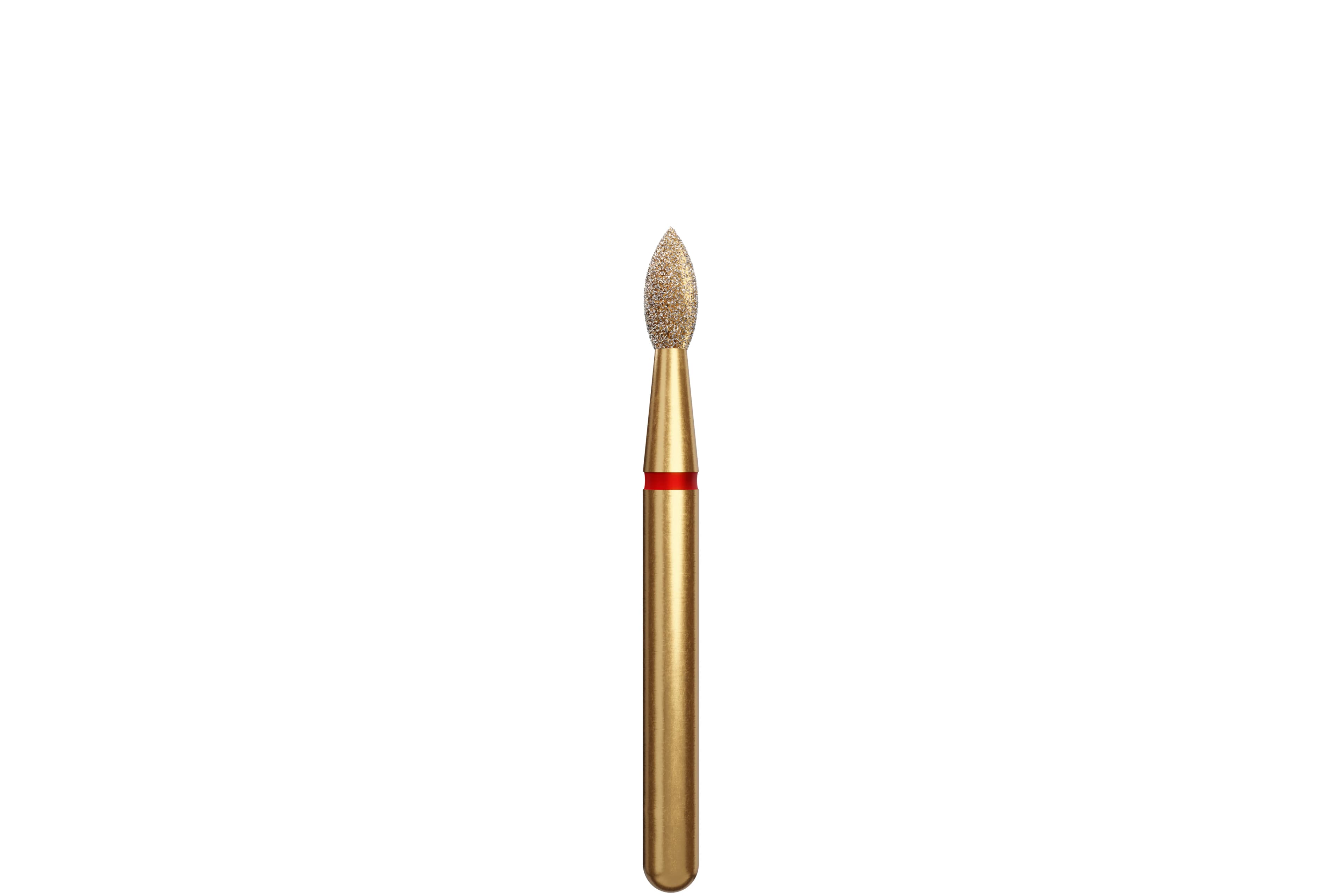Coltene Alpen Multi-Use Diamond Bur, Fine Grit, Pointed Football (Bud) Shape, FG, #368-016, 1.6 mm Head Diameter, 3.5 mm Head Length, 5/Pkg thumbnail 2