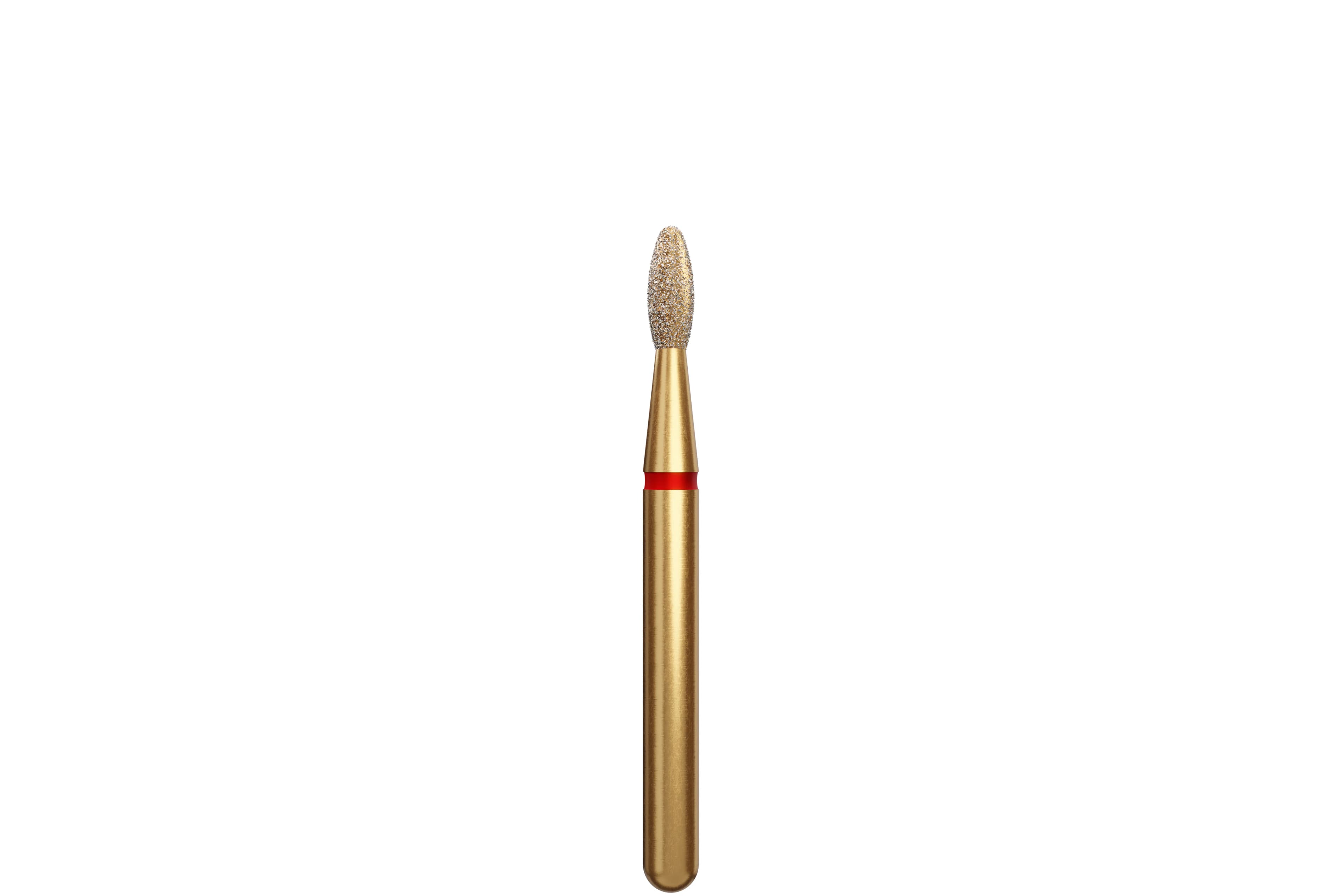 Coltene Alpen Multi-Use Multilayer Diamond Bur, Fine Grit, Egg/Football Shape, Friction Grip, #379-016, 1.6 mm Head Diameter, 3.5 mm Head Length, 5/Pkg thumbnail 2