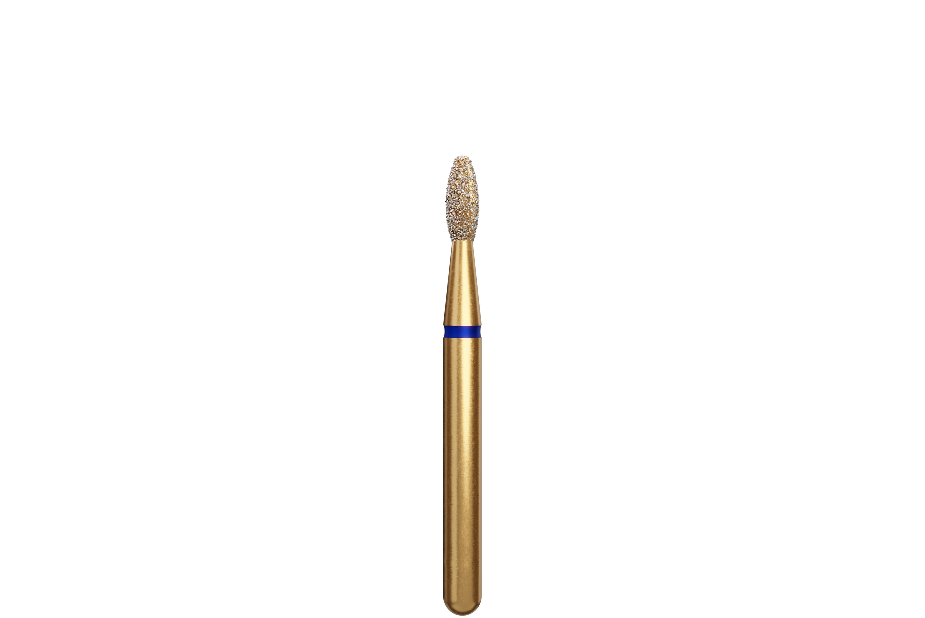 Coltene Alpen Multi-Use Multilayer Diamond Bur, FG, Medium Grit, Egg/Football Shape, #379-016, 1.6 mm Head Diameter, 3.5 mm Head Length, 5/Pkg - Alpen&reg; Diamonds - Medium - #379-016 (3.5) - Image 1