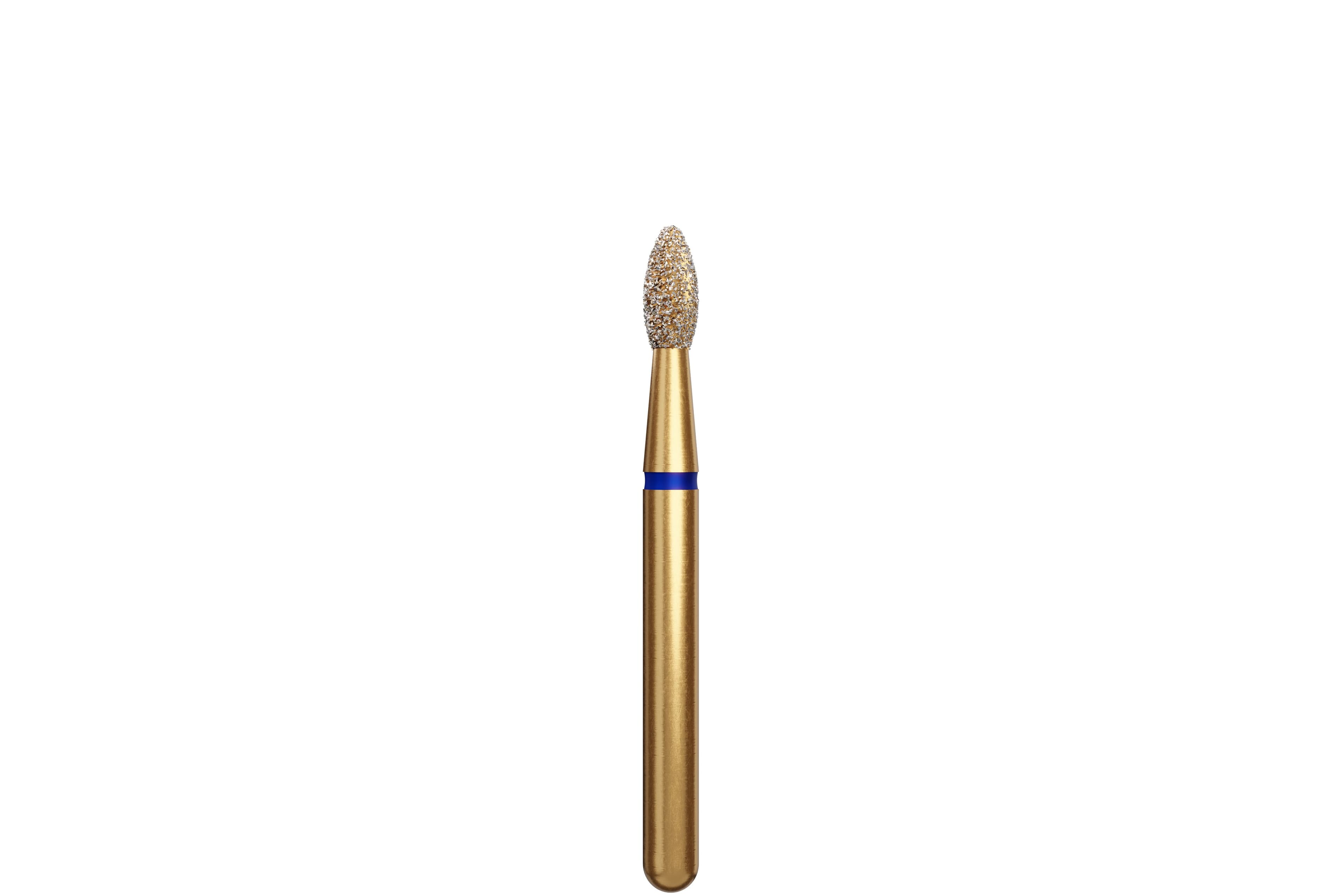 Coltene Alpen Multi-Use Multilayer Diamond Bur, FG, Medium, Egg/Football, #379-018, 1.8 mm Head Diameter, 3.5 mm Head Length, 5/Pkg thumbnail 2