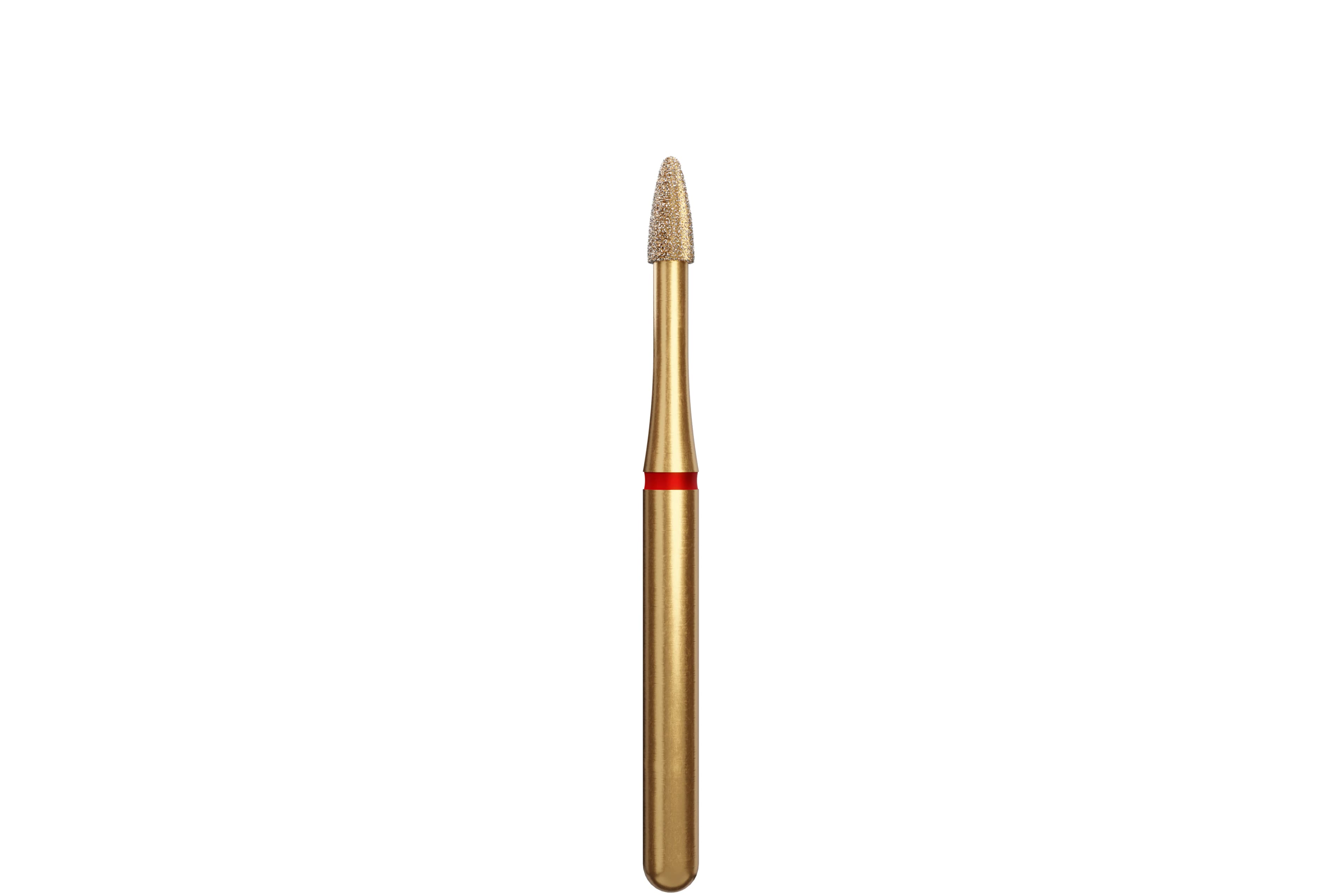 Coltene Alpen Multi-Use Multilayer Diamond Bur, FG, Fine, Football/Bullet, #390-014, 1.4 mm Head Diameter, 3 mm Head Length, 5/Pkg - Alpen&reg; Diamonds - Fine - #390-014 (3.0) - Image 1
