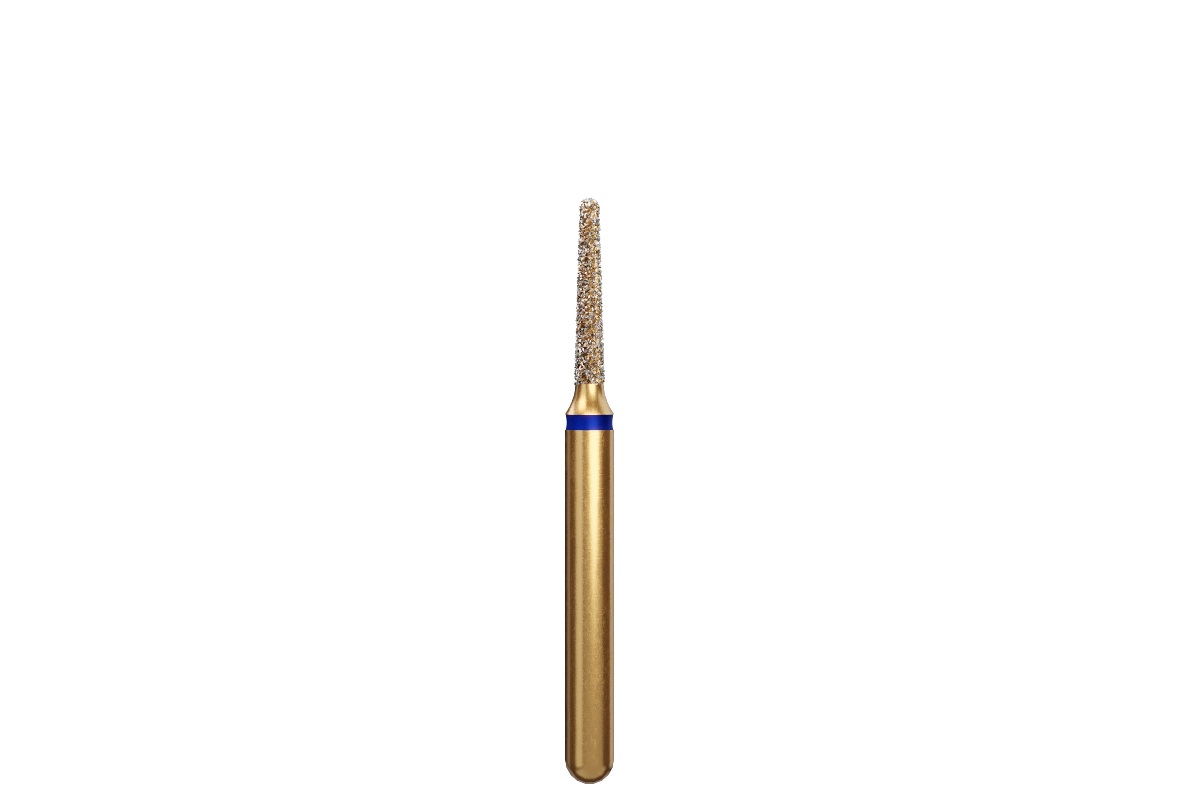 Coltene Alpen Multi-Use Multilayer Diamond Bur, FG, Medium Grit, Round End Taper, #855-012, 1.2 mm Head Diameter, 6 mm Head Length, 5/Pkg thumbnail 2