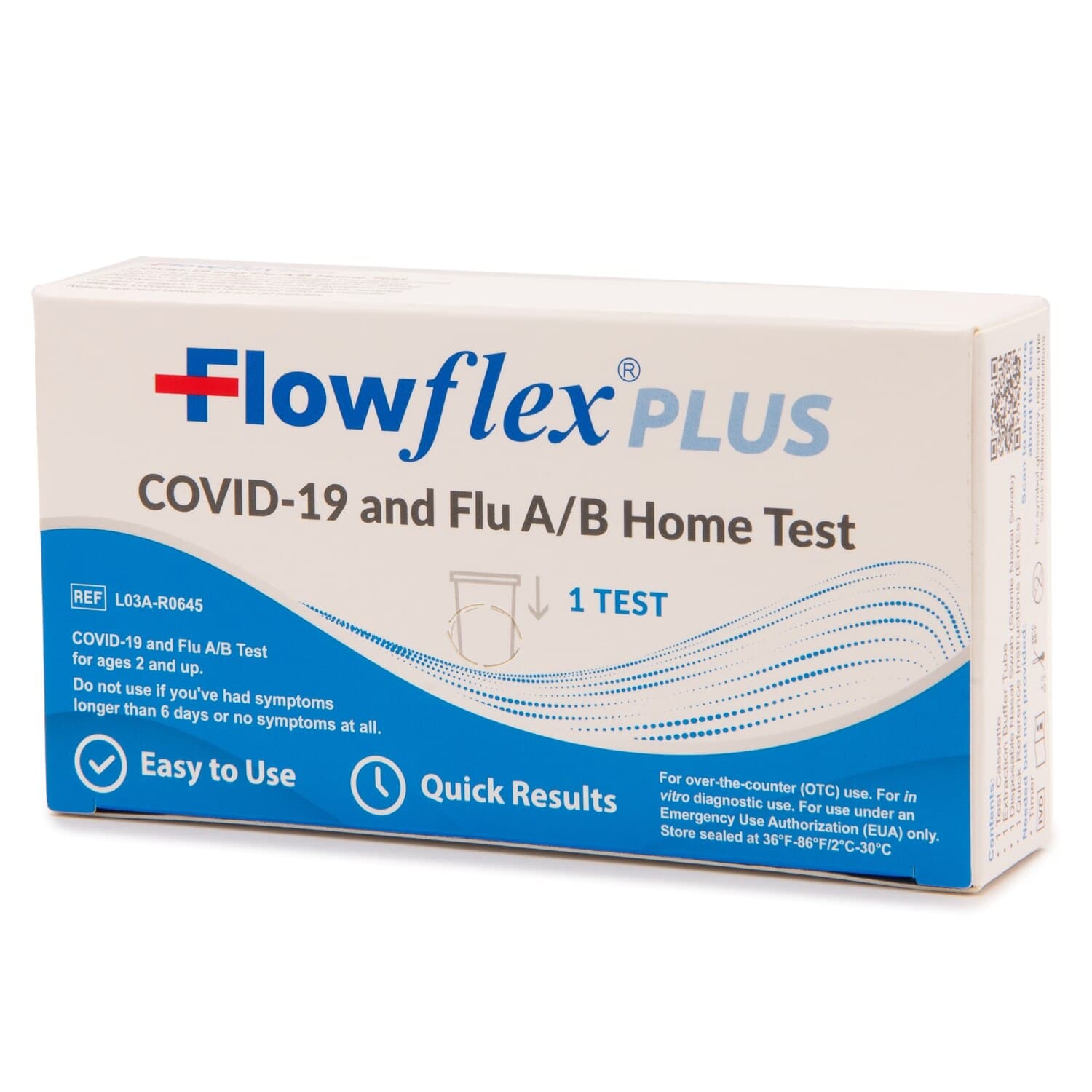FlowFlex Plus COVID/Flu Test, COVID-19/Flu A&B Antigen, Home Test, OTC, 1 Test/Box thumbnail 3