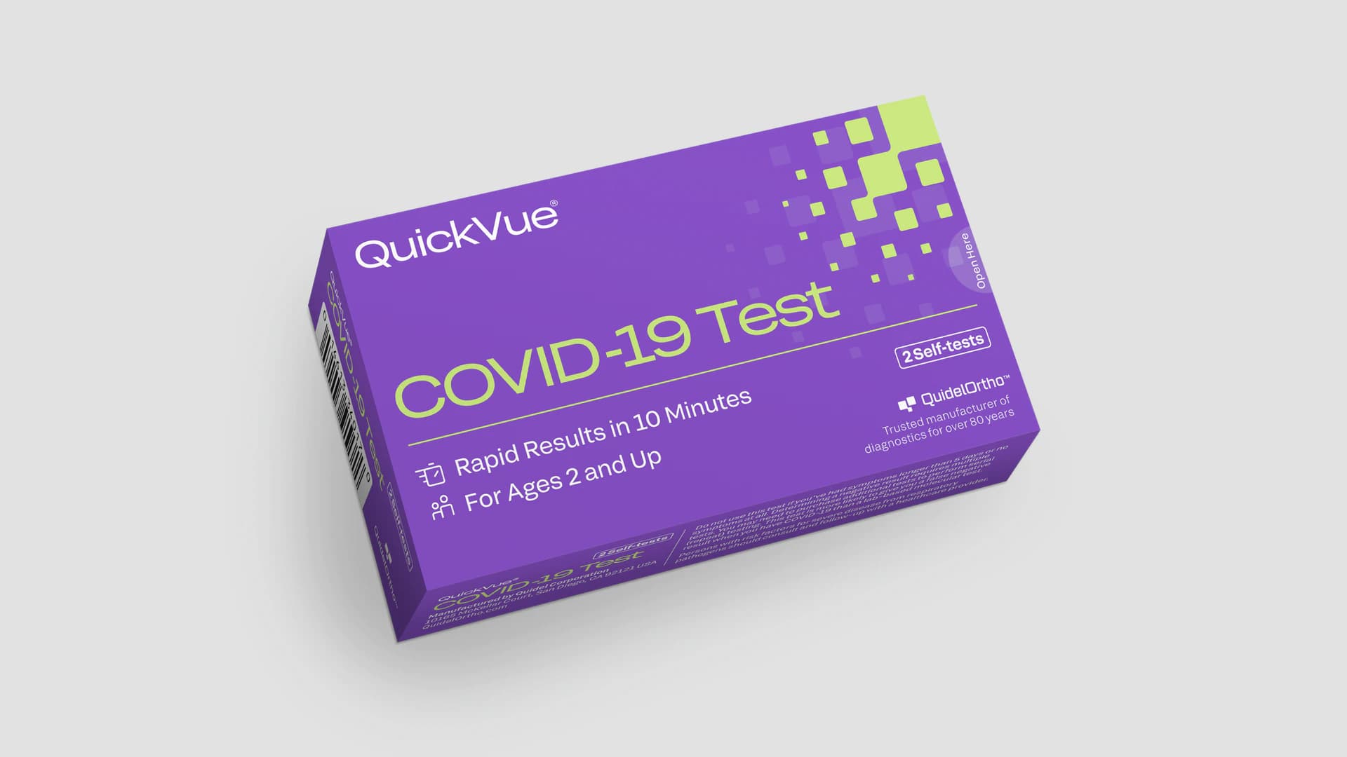 QuickVue SARS Ag Home COVID-19 Test, CLIA Waived, 48/Case - Quickvue SARs Ag Home 510K - Image 1