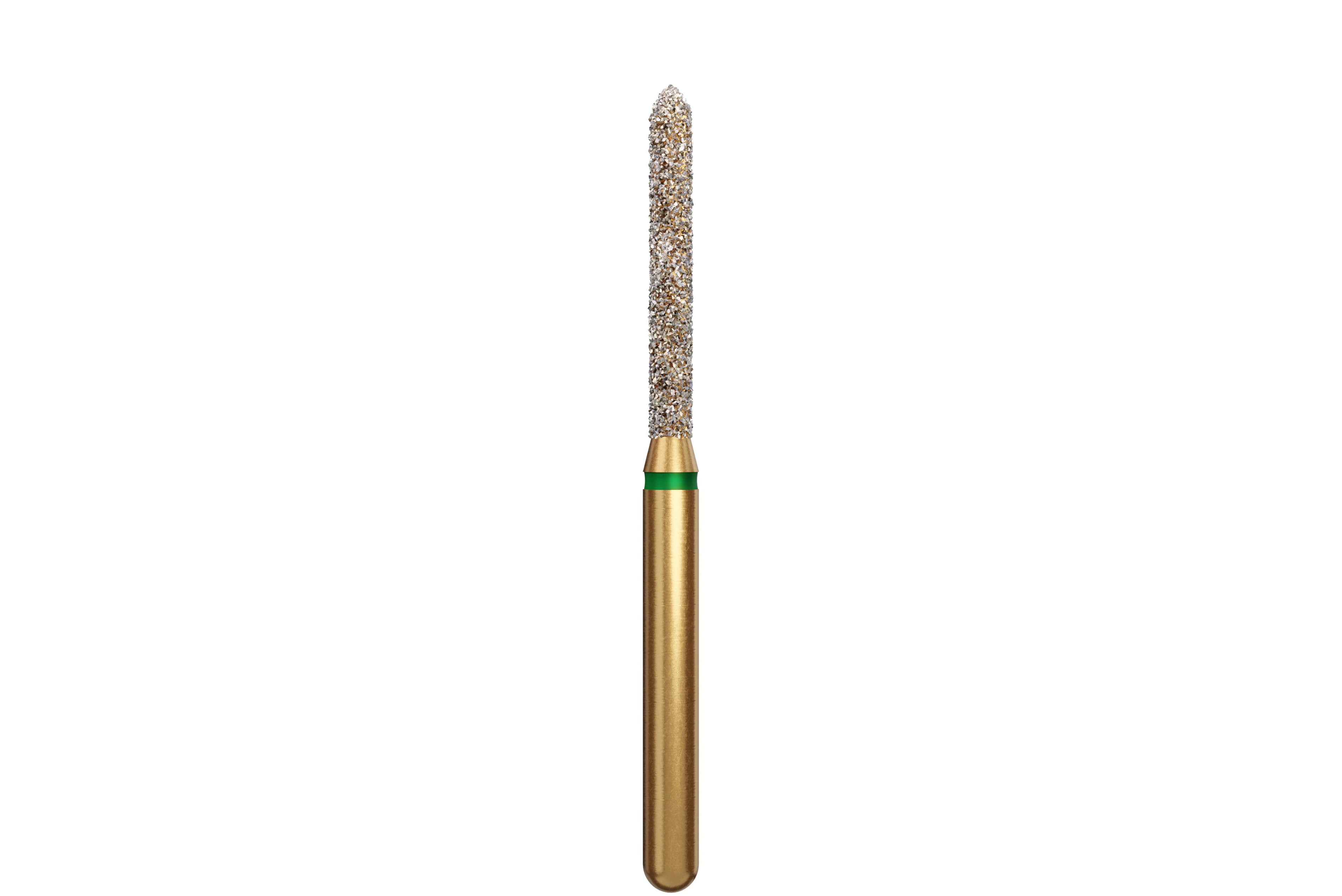 Coltene Alpen Multi-Use Multilayer Diamond Bur, FG, Coarse, Beveled Cylinder, #879-014, 1.4 mm Head Diameter, 10 mm Head Length, 5/Pkg - Alpen&reg; Diamonds - Coarse - #879-014 (10.0) - Image 1