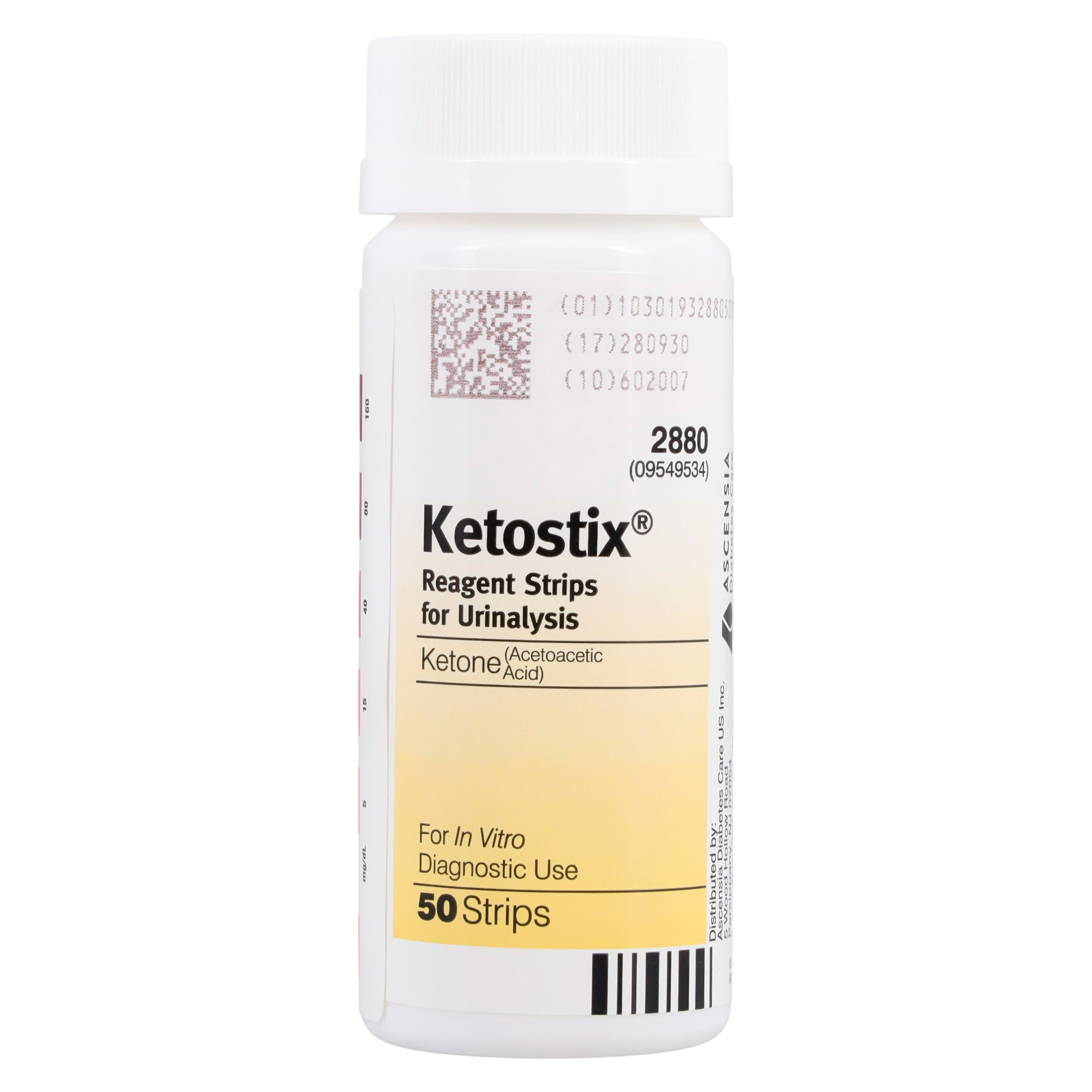 Ketostix Reagent Strips for Urinalysis, 50 Strips per Bottle thumbnail 3